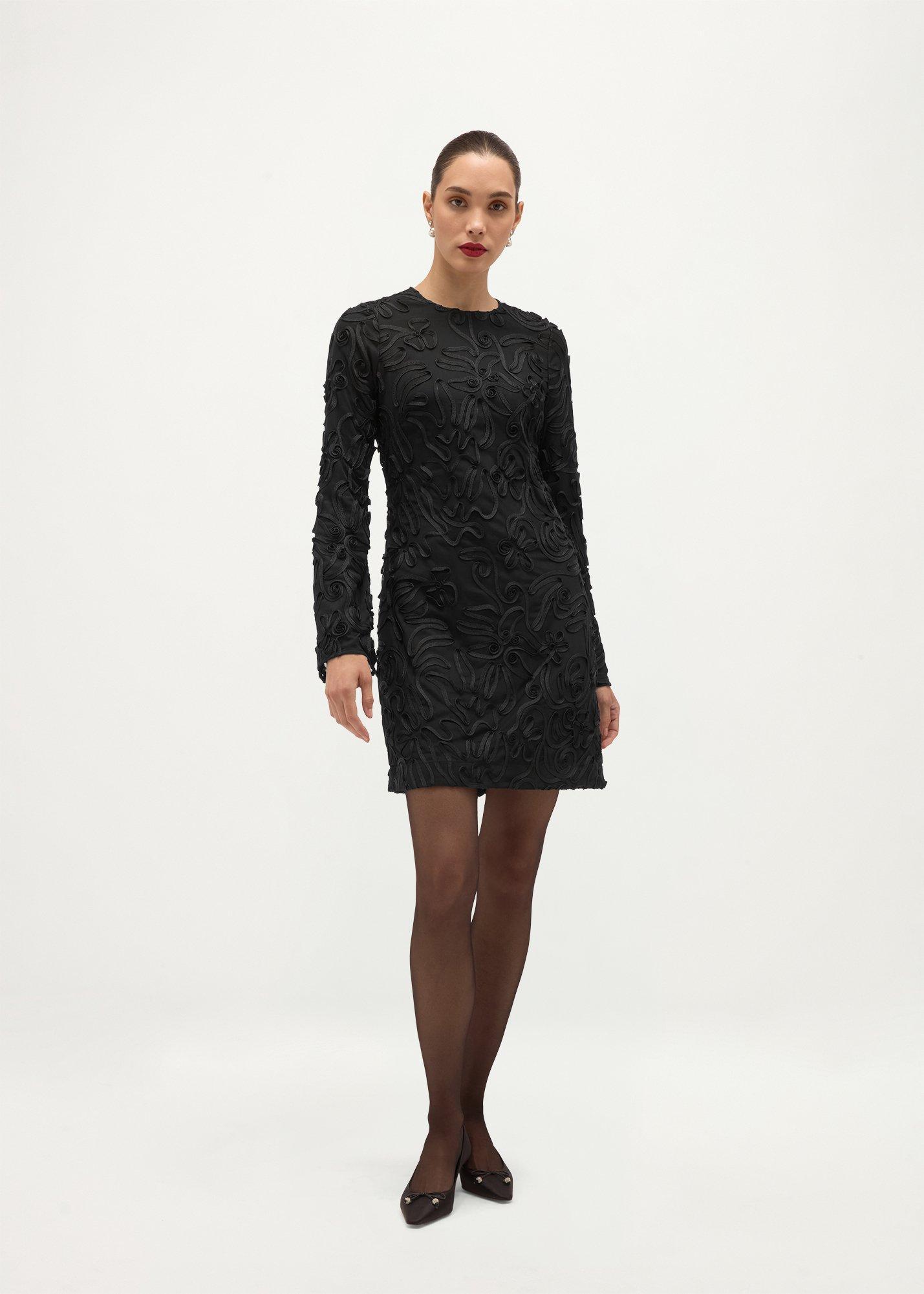Rutherford Tapework Mini Dress