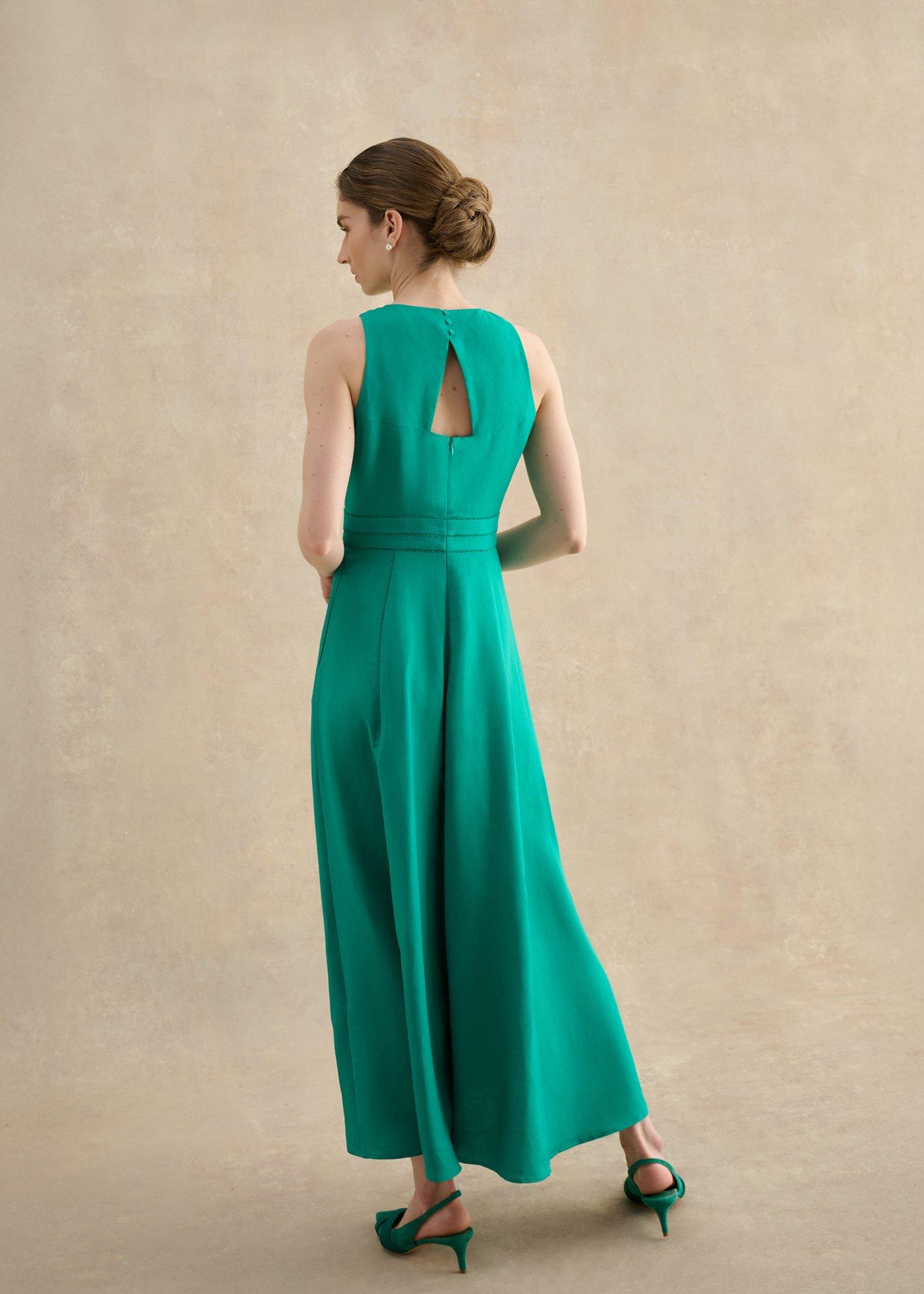 Harewood Dress, Paradise Green, hi-res