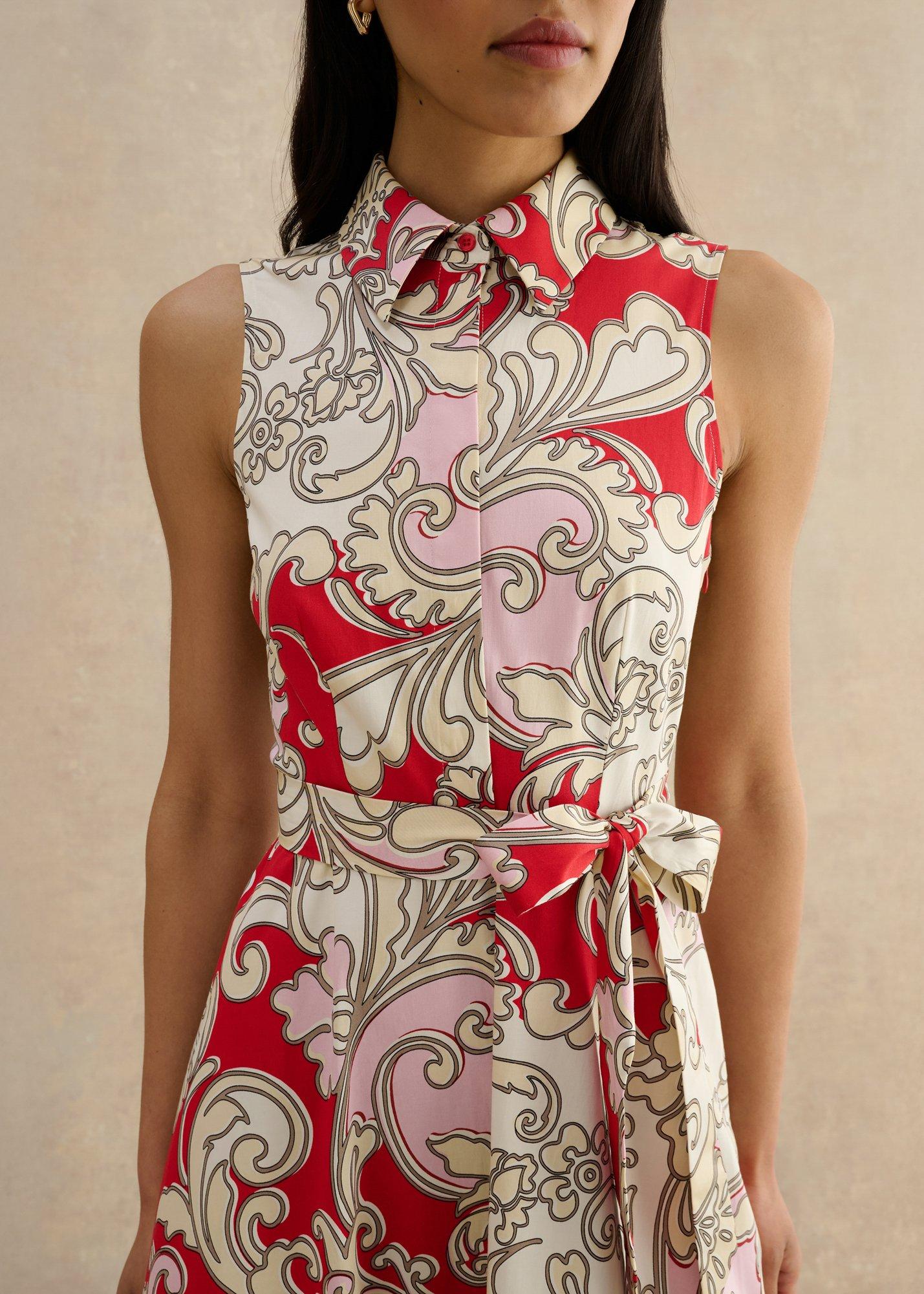 Beki Dress, Red Multi, hi-res