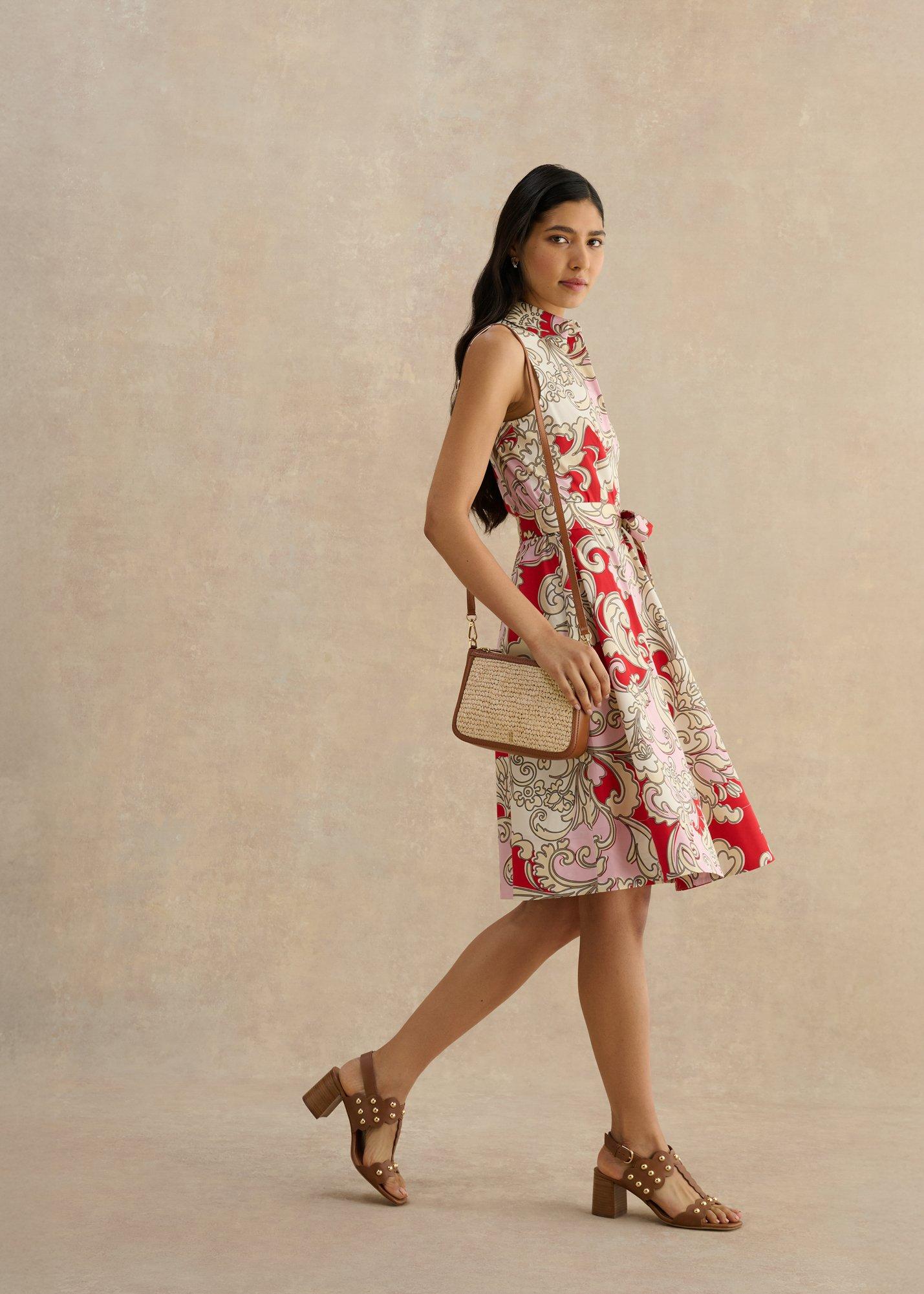 Beki Dress, Red Multi, hi-res