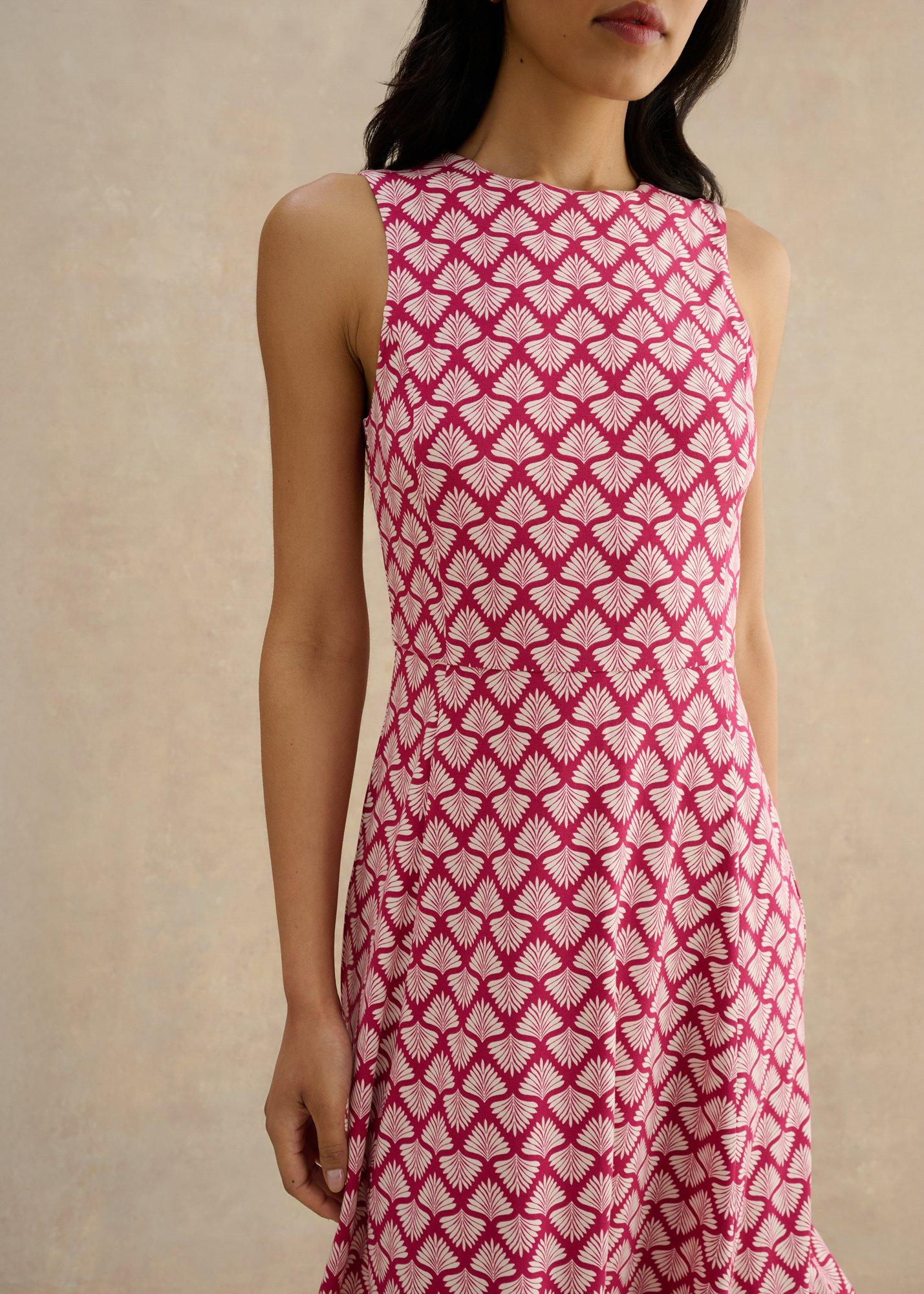 Petite Lisa Dress, Pink Ivory, hi-res