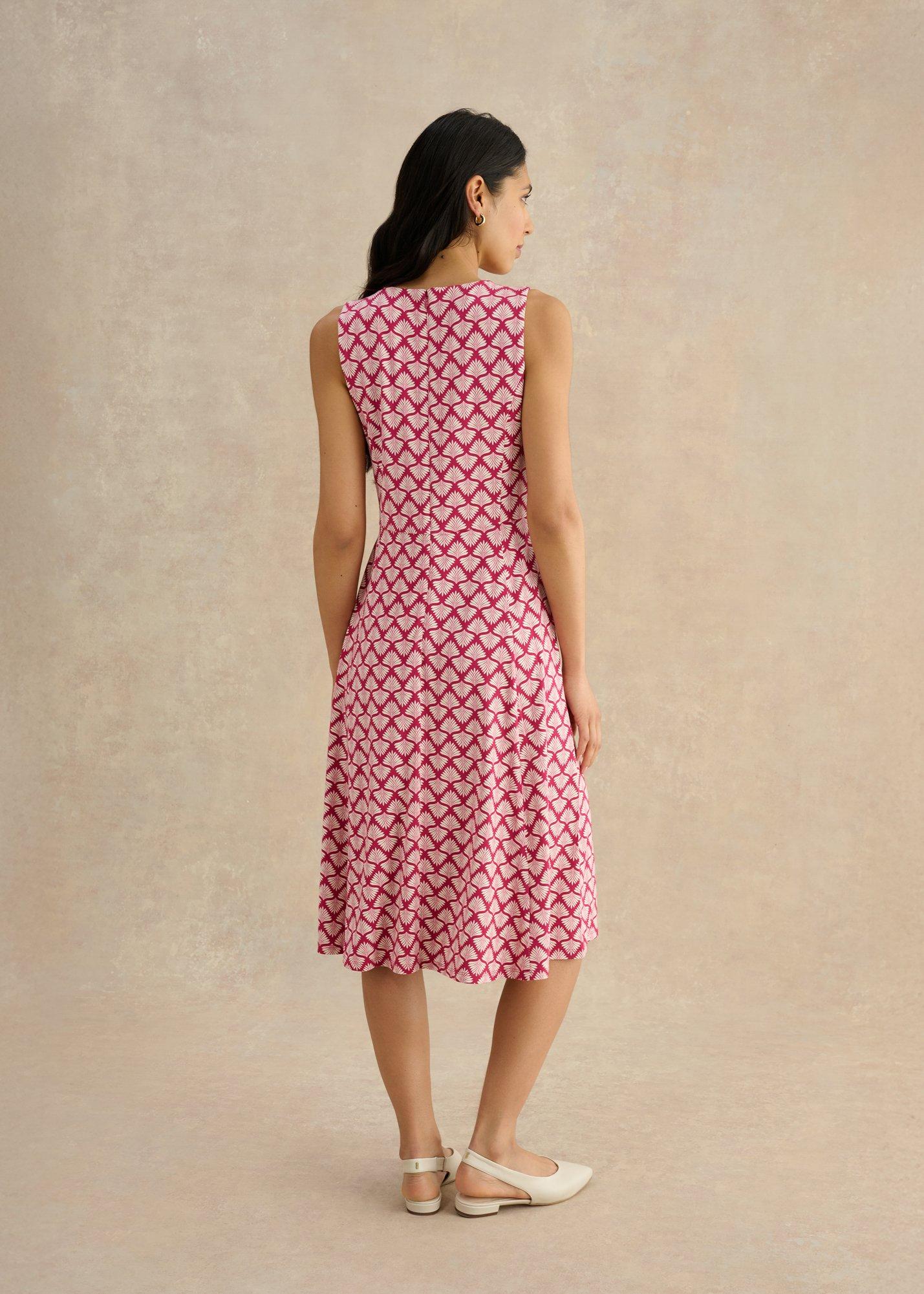 Petite Lisa Dress, Pink Ivory, hi-res