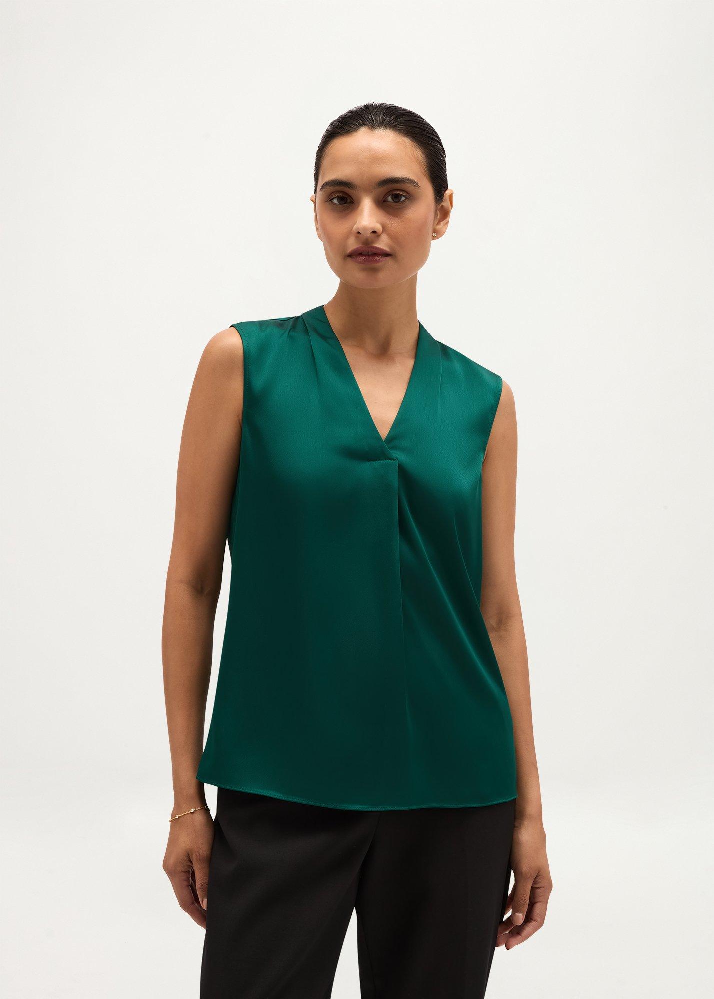 Alora Satin Blouse