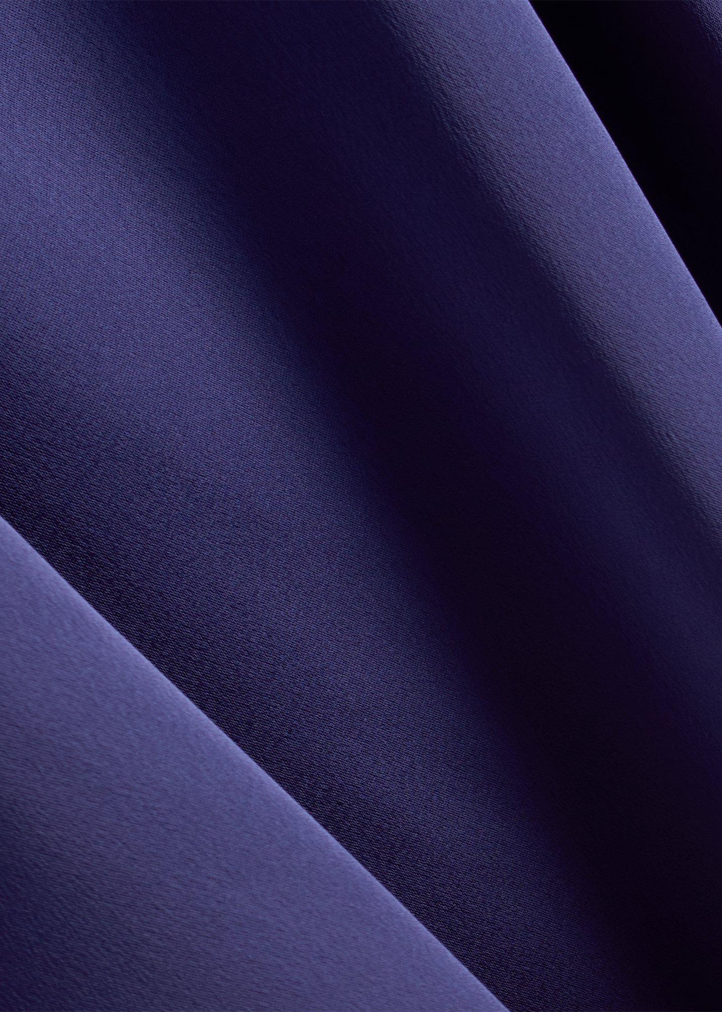 Alora Satin Blouse, Violet Blue, hi-res