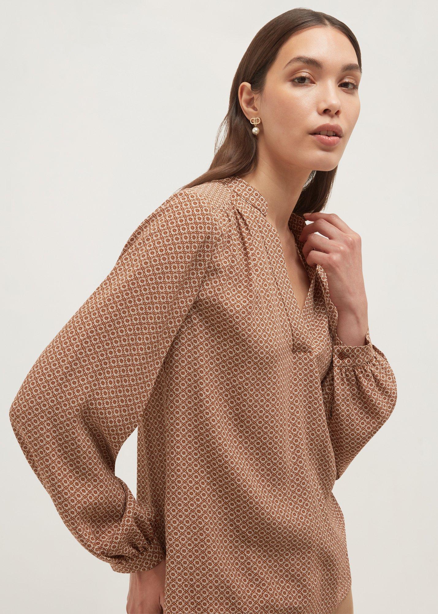 Mila Blouse, Vicuna Ivory, hi-res