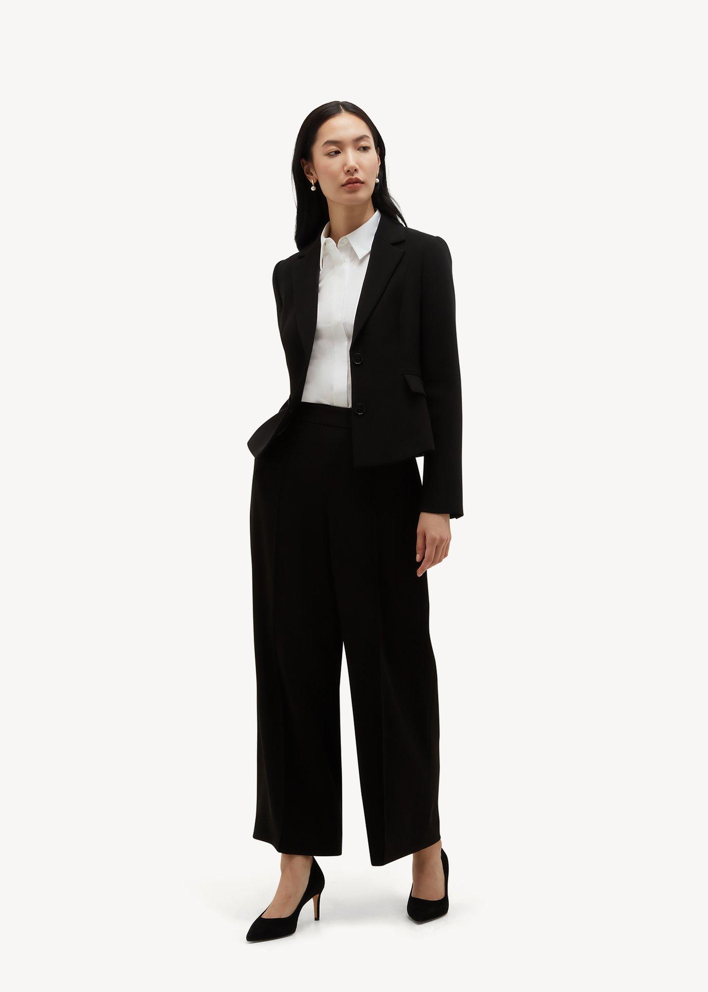 Andra Cotton Blend Shirt, White, hi-res