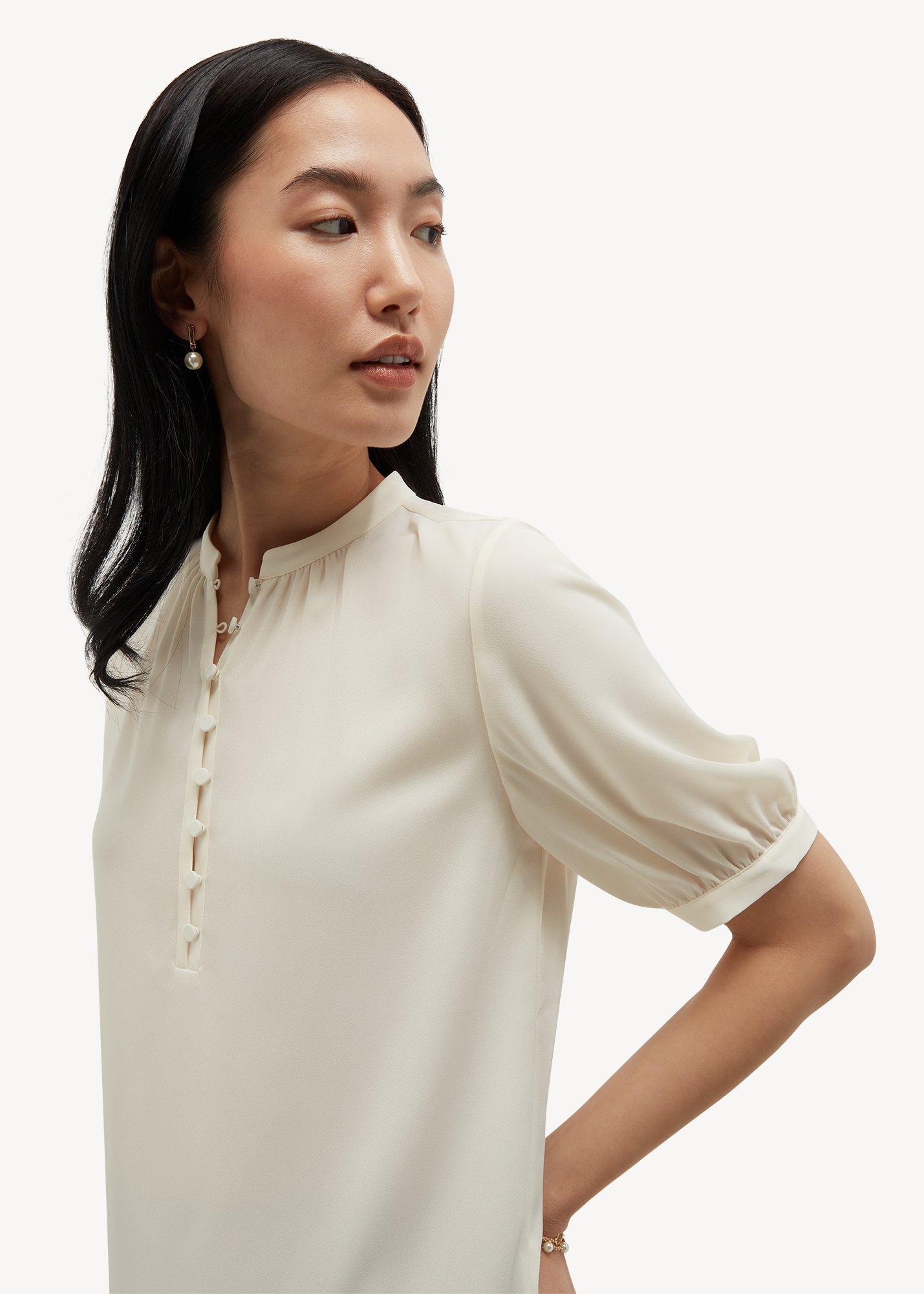 Butter Cream Azalea Blouse, Buttercream, hi-res