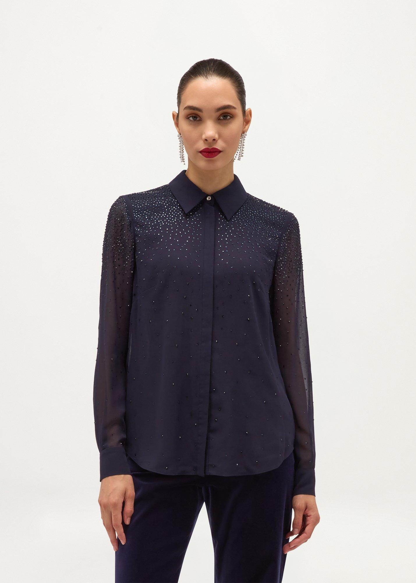 Shona Hot Fix Shirt , Midnight, hi-res