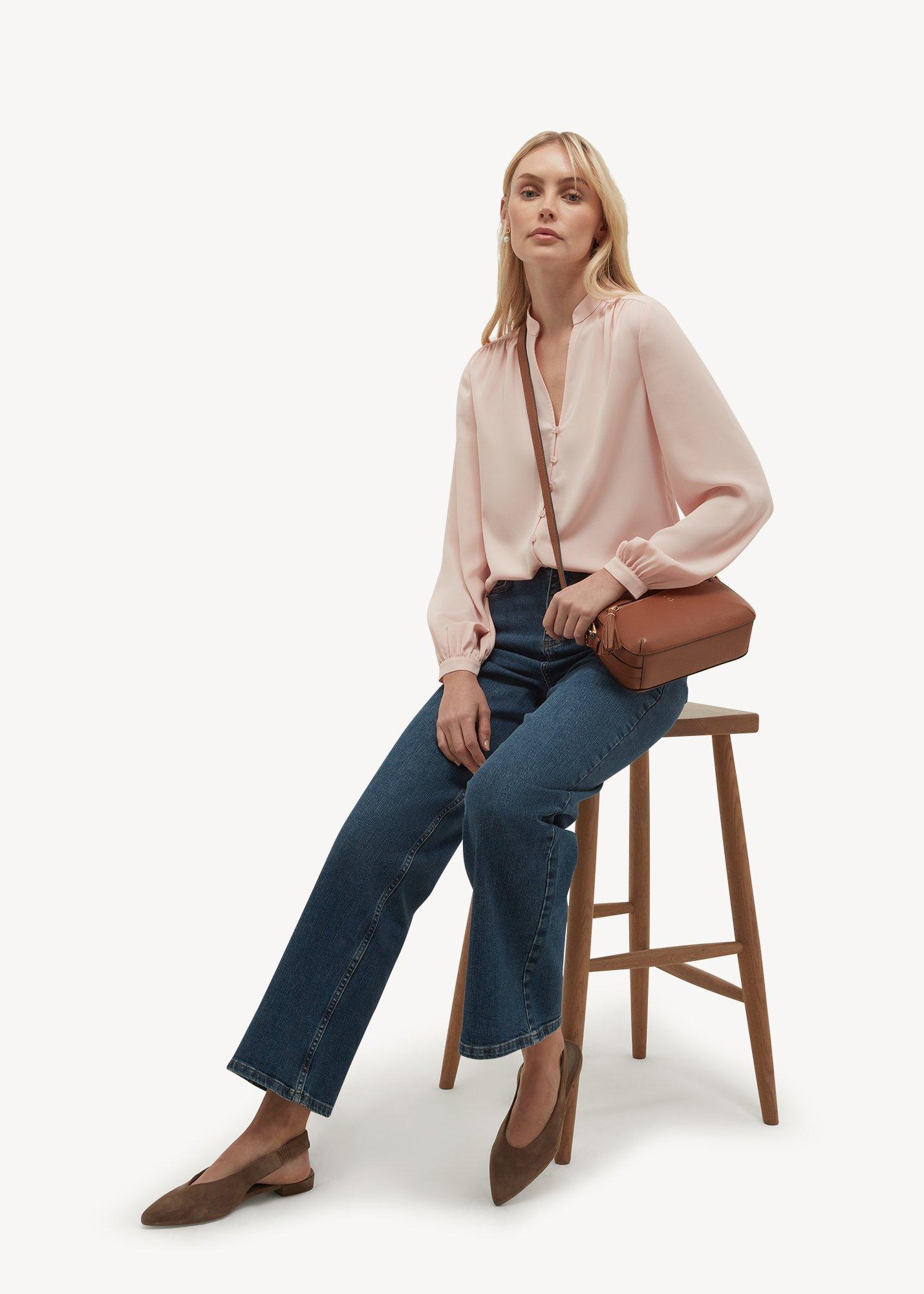 Blair Blouse, Blush Pink, hi-res