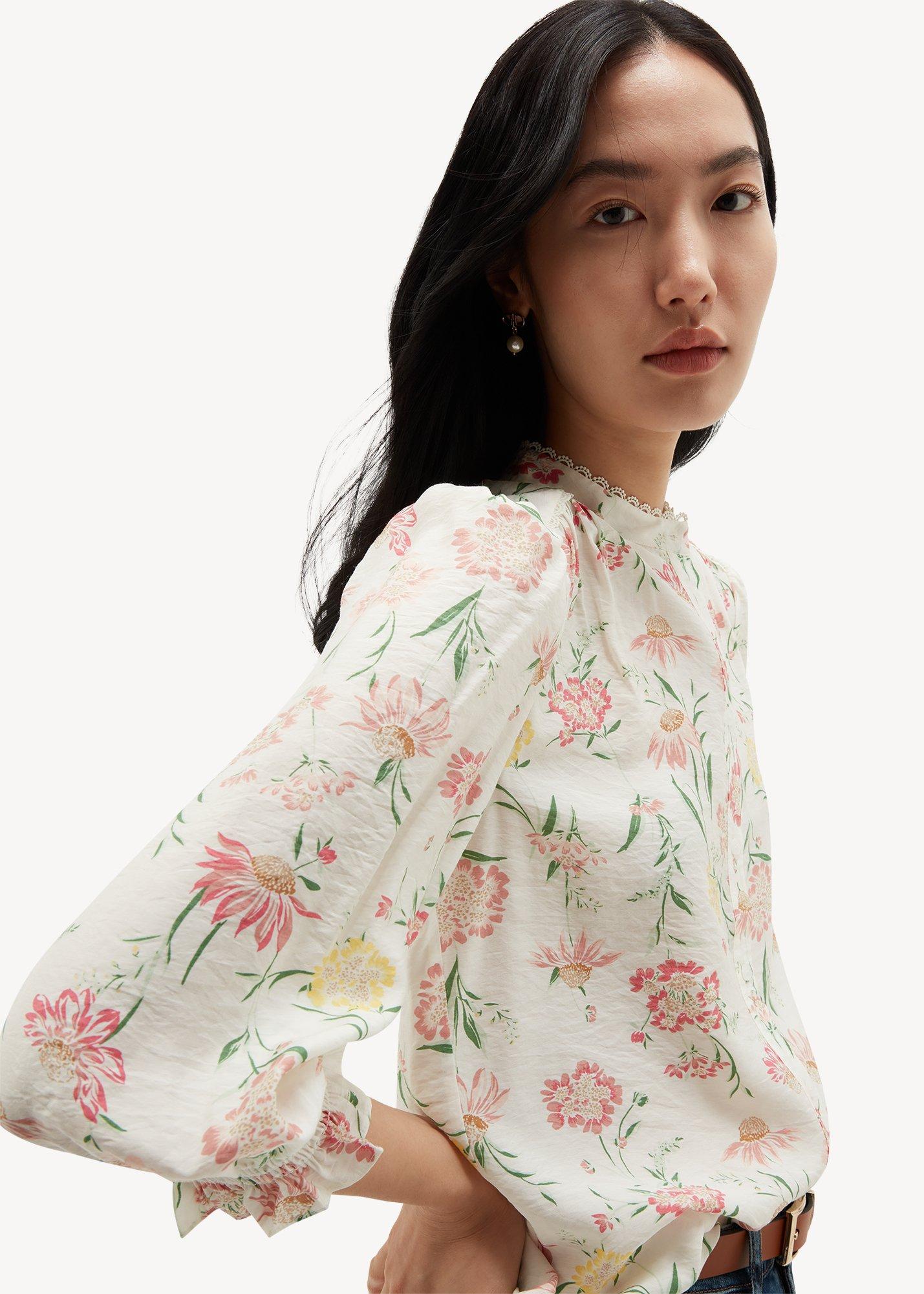 Frances Blouse, Ivory Multi, hi-res