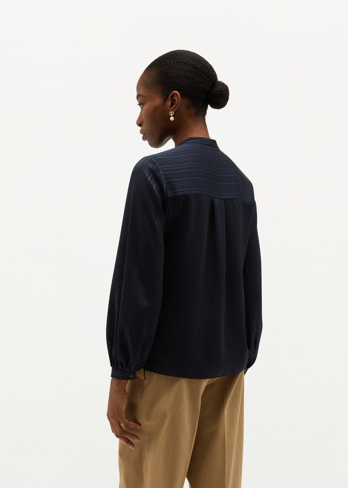 Kathleen Blouse, Hobbs Navy, hi-res