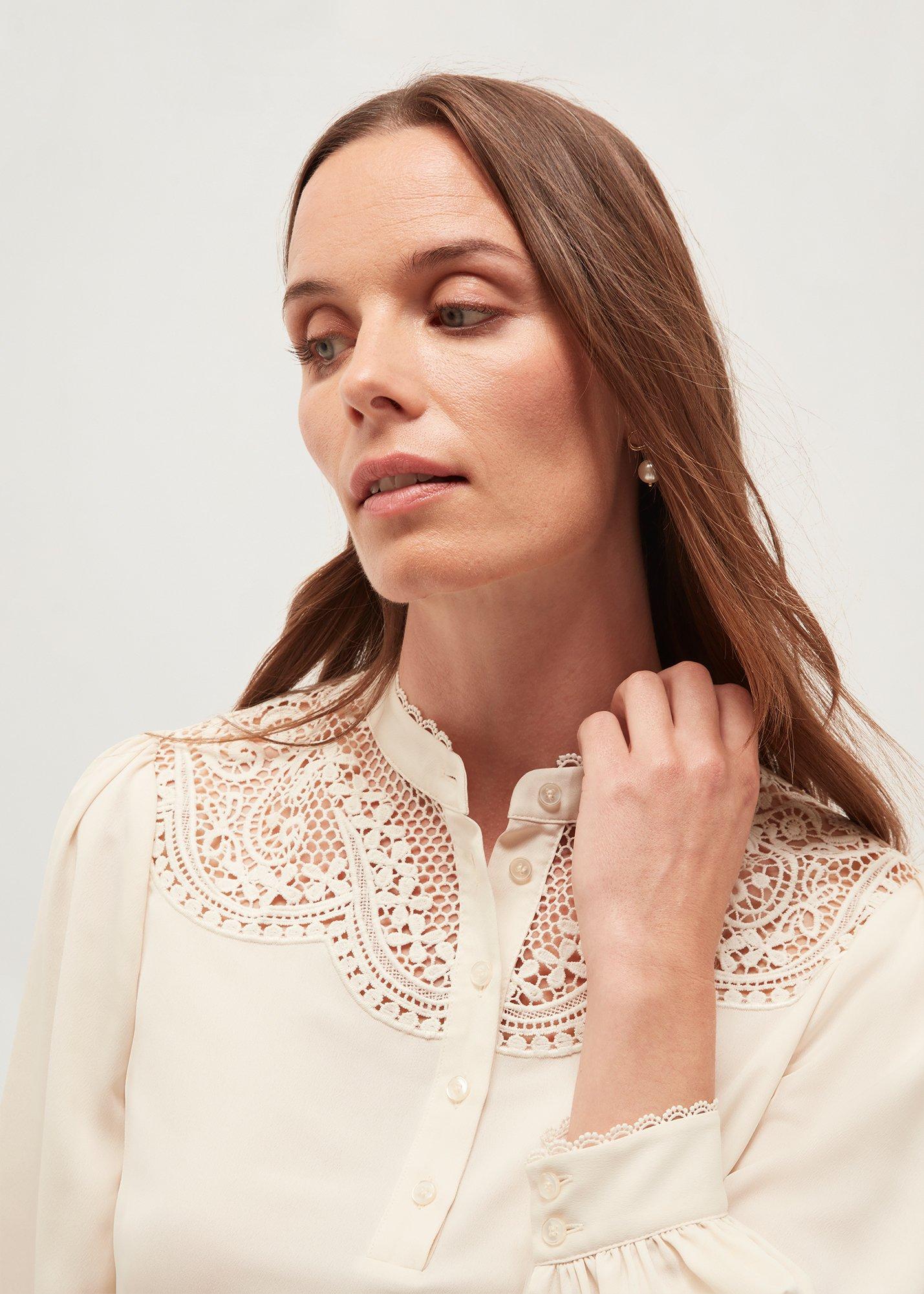 Rosie Blouse, Soft Cream, hi-res