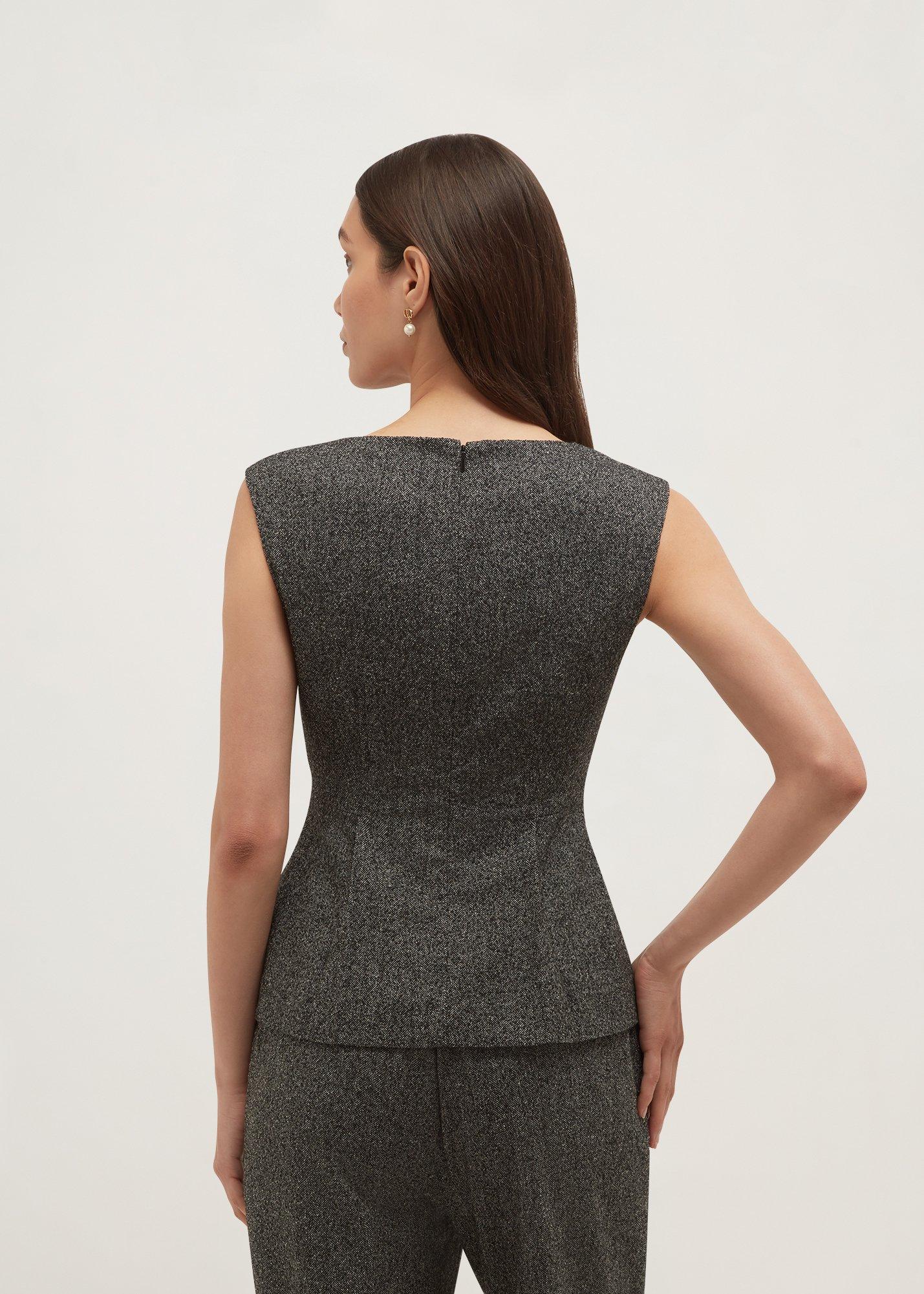 Jasmina Top, Black Ivory, hi-res