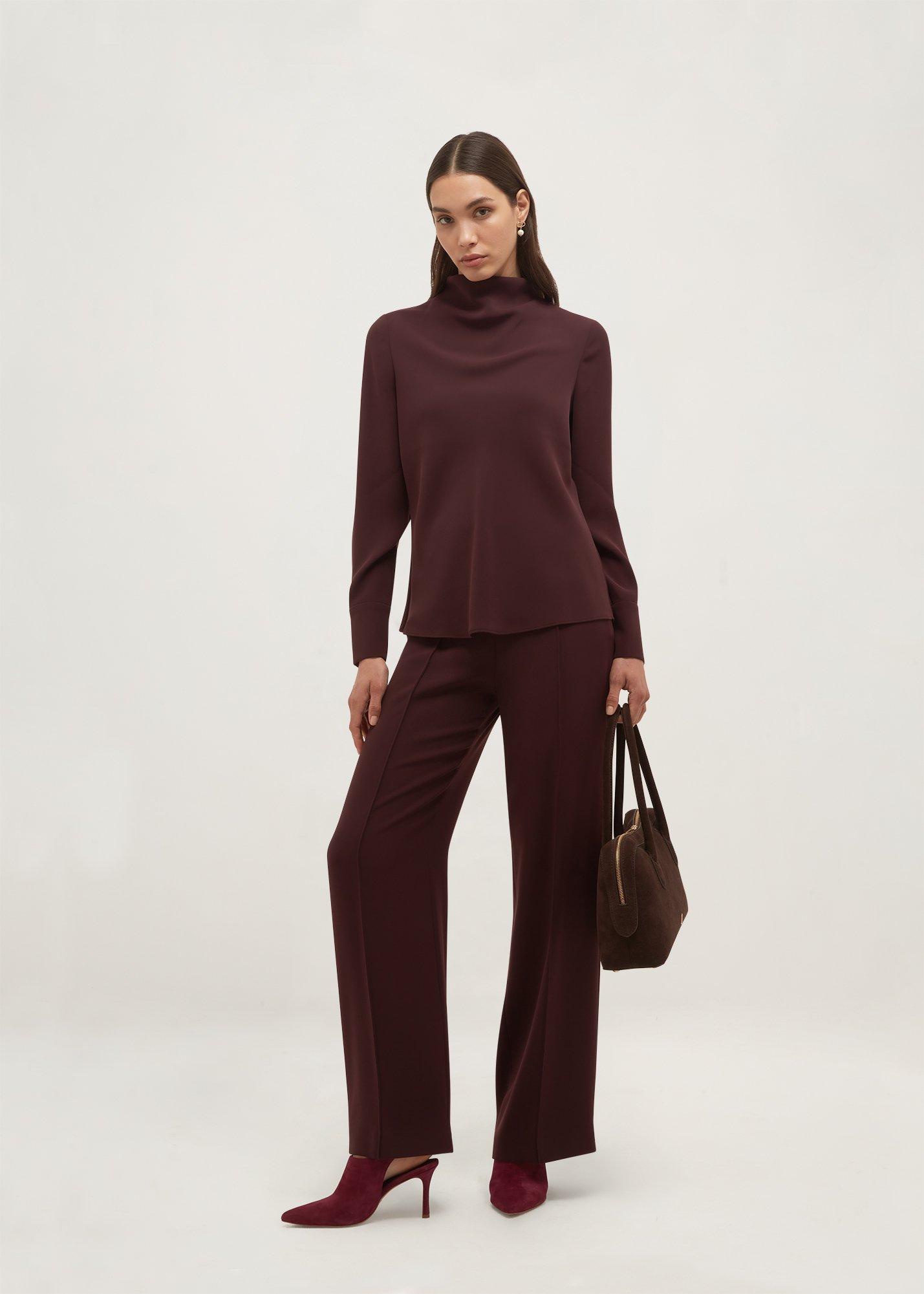 Cordelia Blouse, Malbec Purple, hi-res