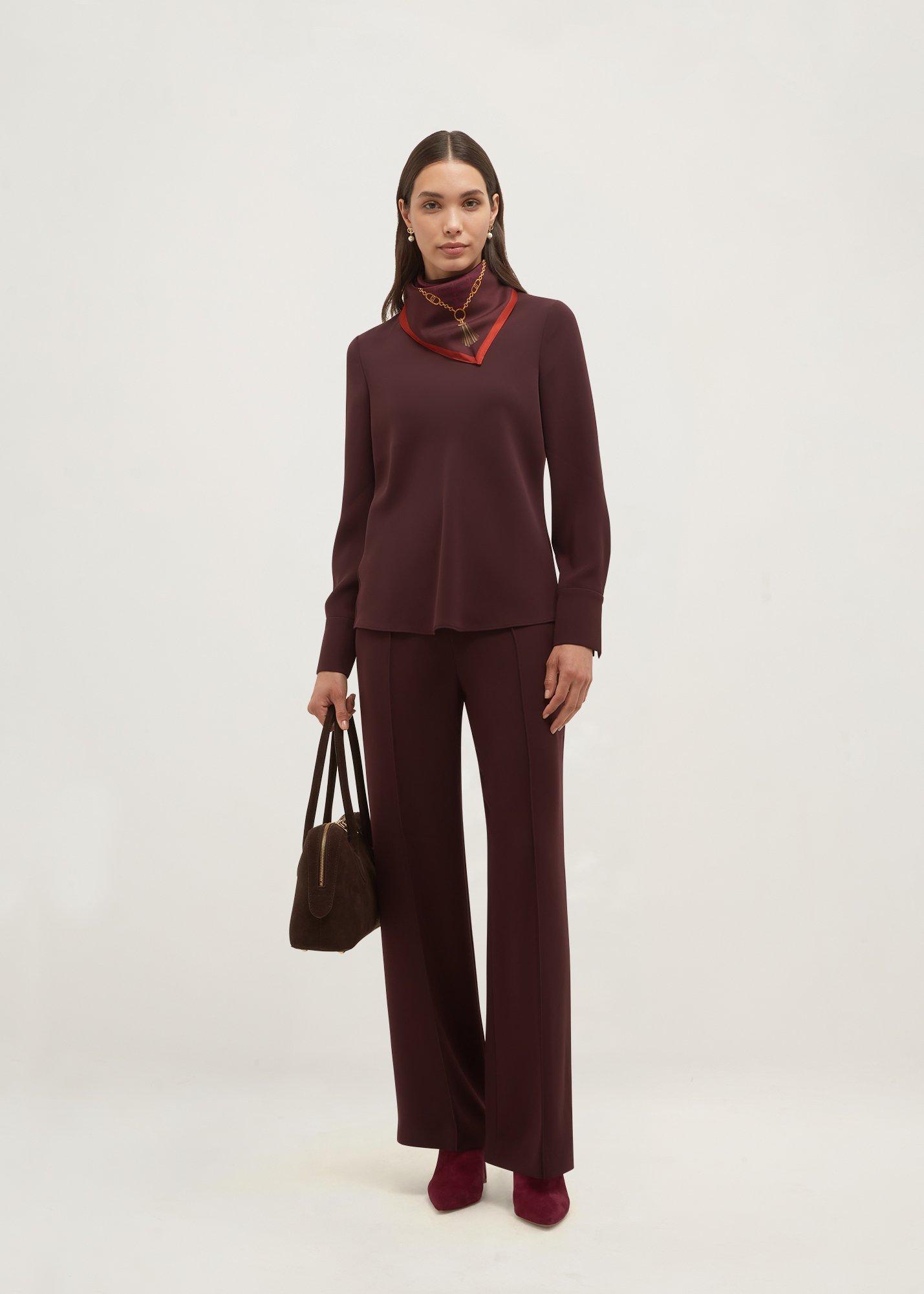 Cordelia Blouse, Malbec Purple, hi-res