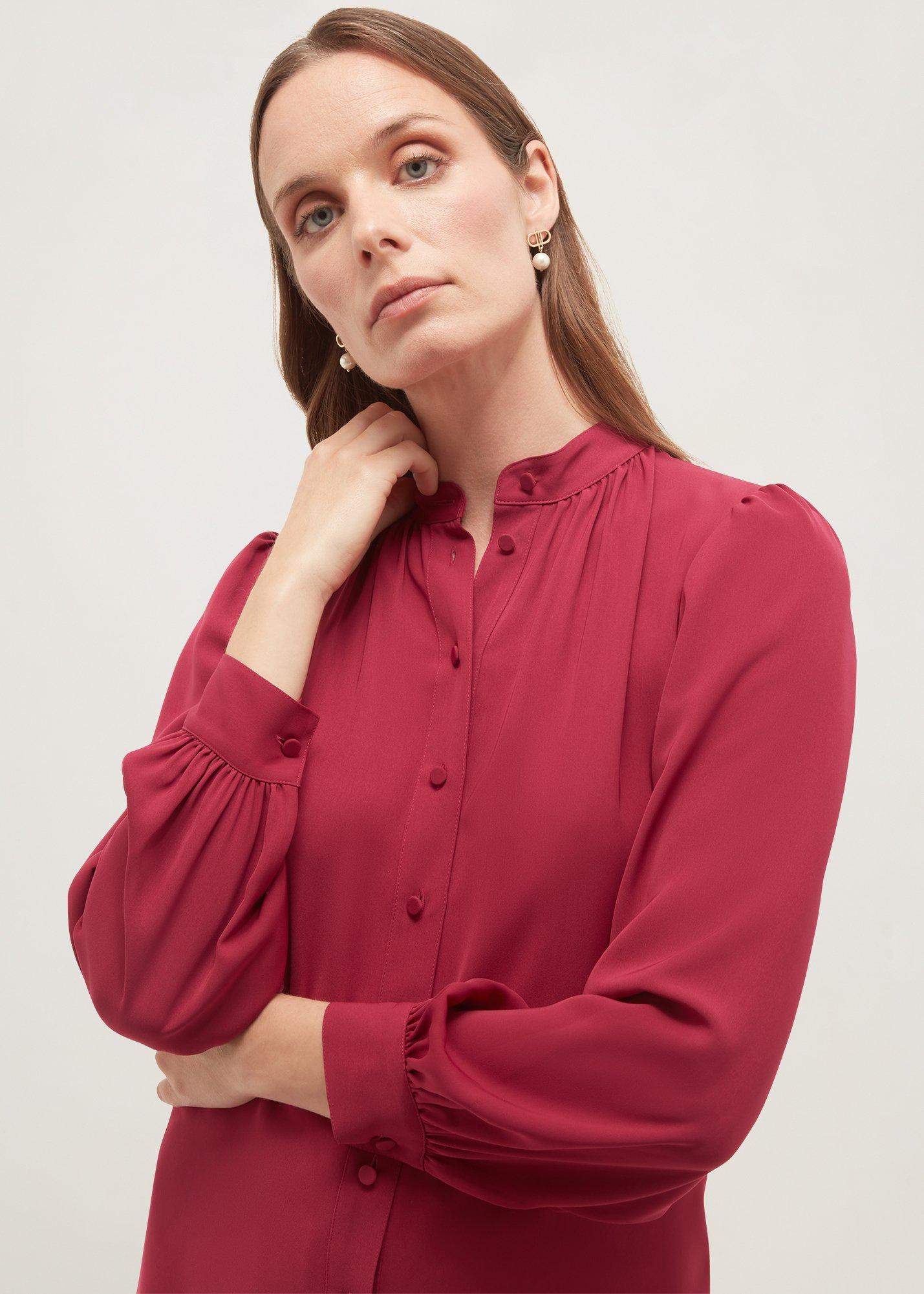 Betty Blouse, Calla Pink, hi-res