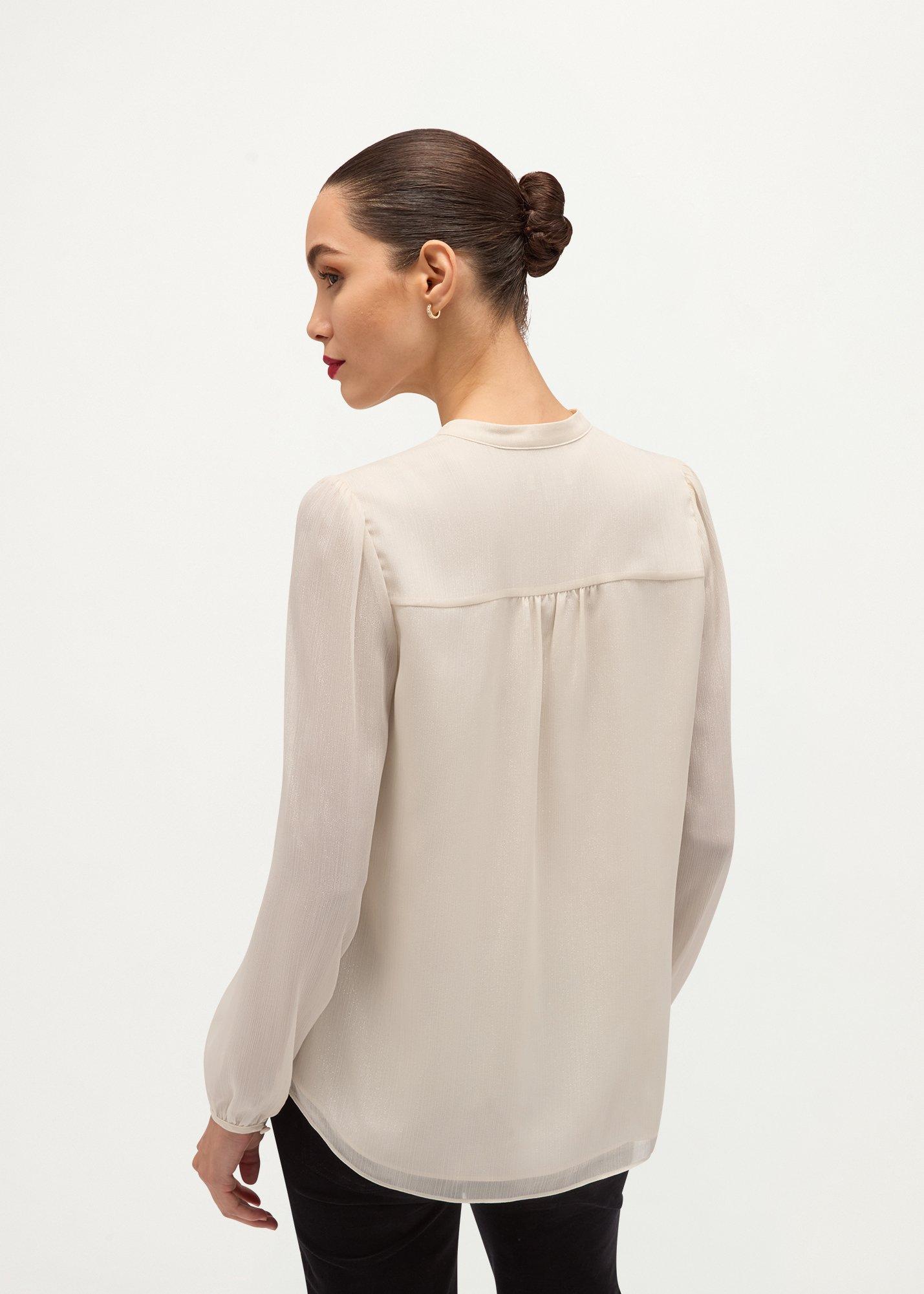Annika Blouse, Warm Ivory, hi-res