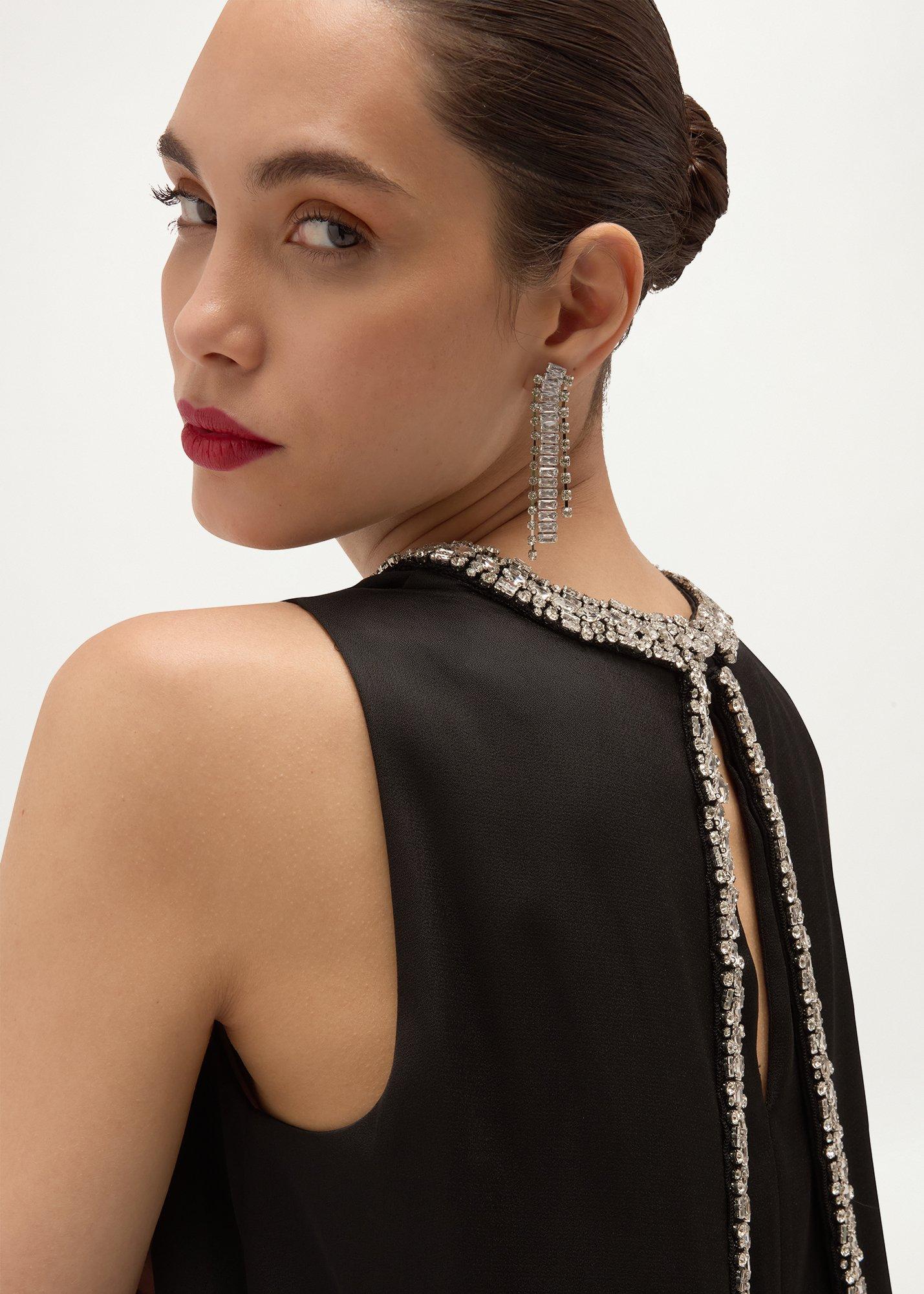 Keira Embellished Top, Black, hi-res