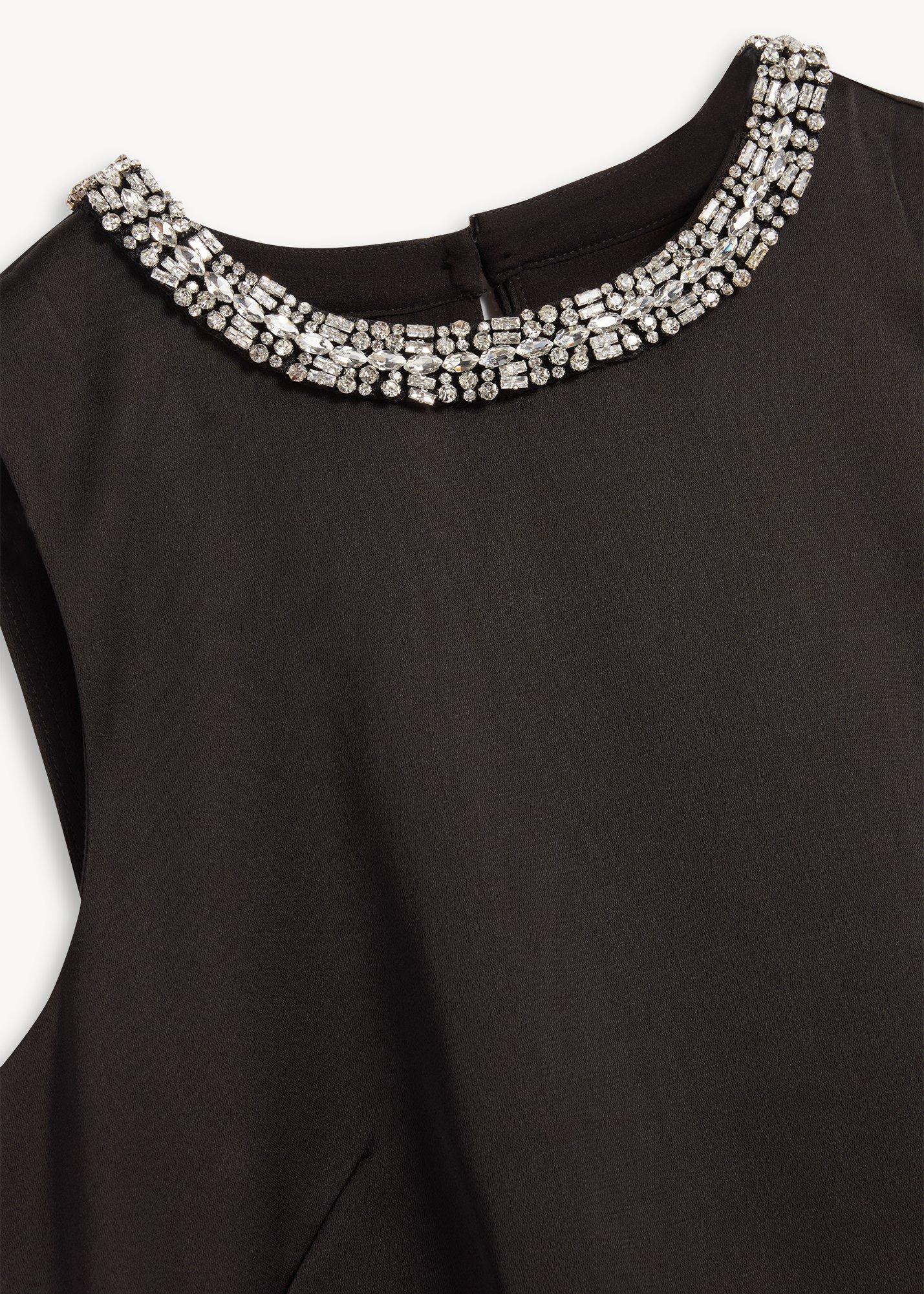 Keira Embellished Top, Black, hi-res