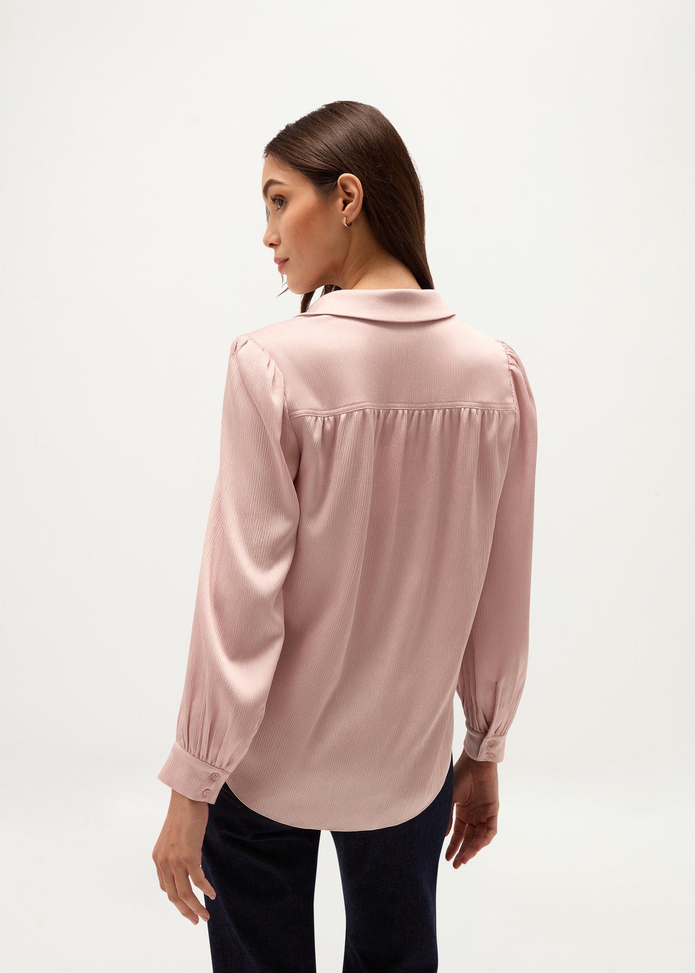 Tegan Textured Blouse, Bridesmaid Pink, hi-res