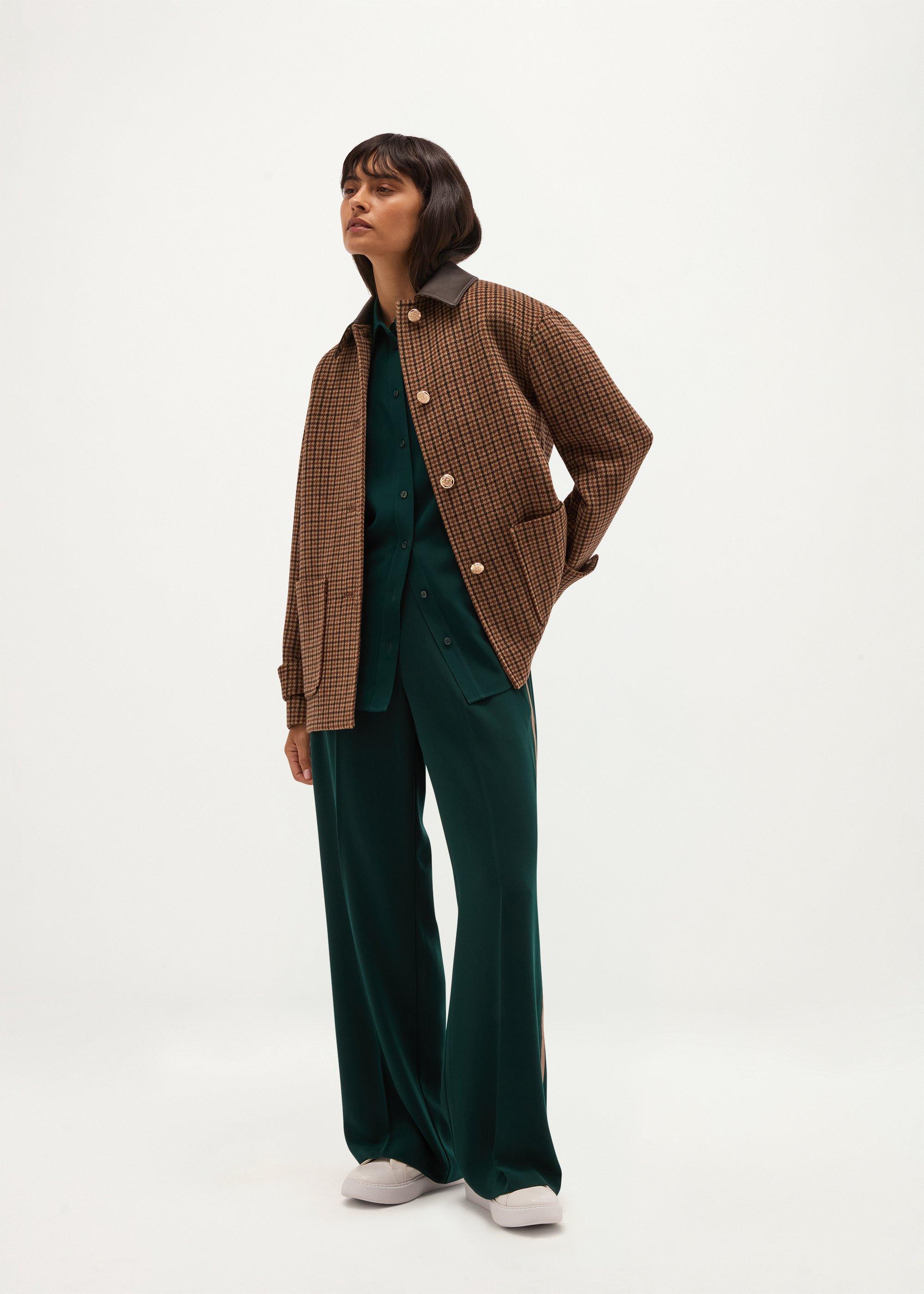 Petite Hadley Trousers, Dark Fir Green, hi-res