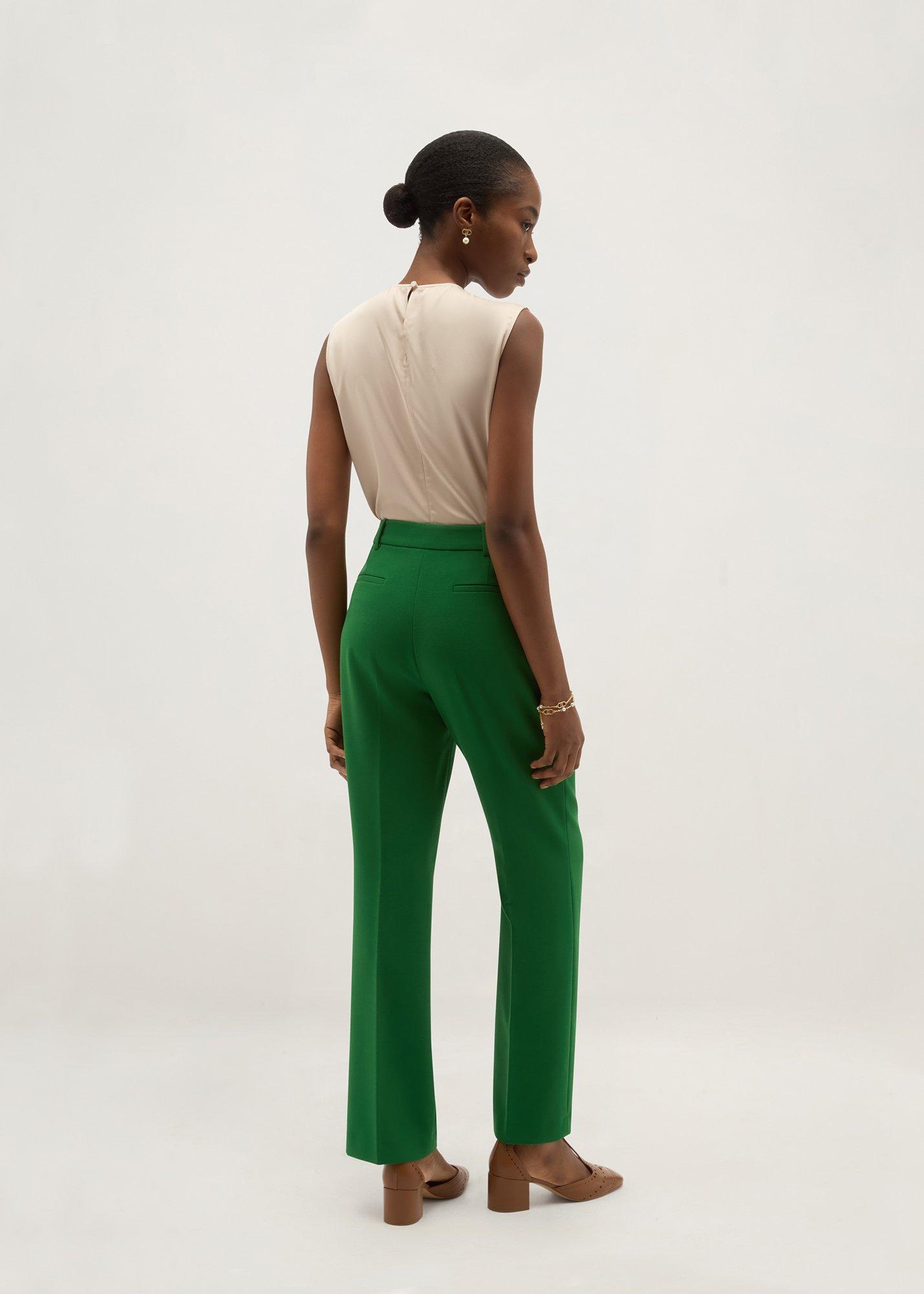 Petite Haley Trouser, Spruce Green, hi-res
