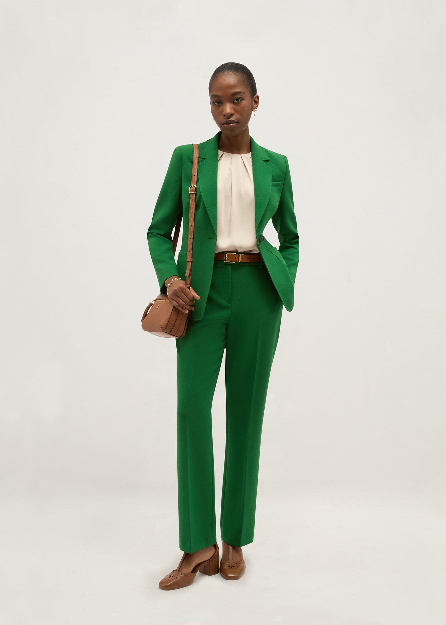 Petite Haley Trouser, Spruce Green, hi-res