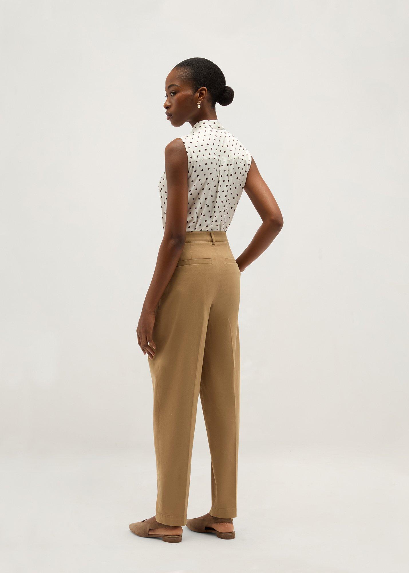 Esther Trousers, Fawn Beige, hi-res