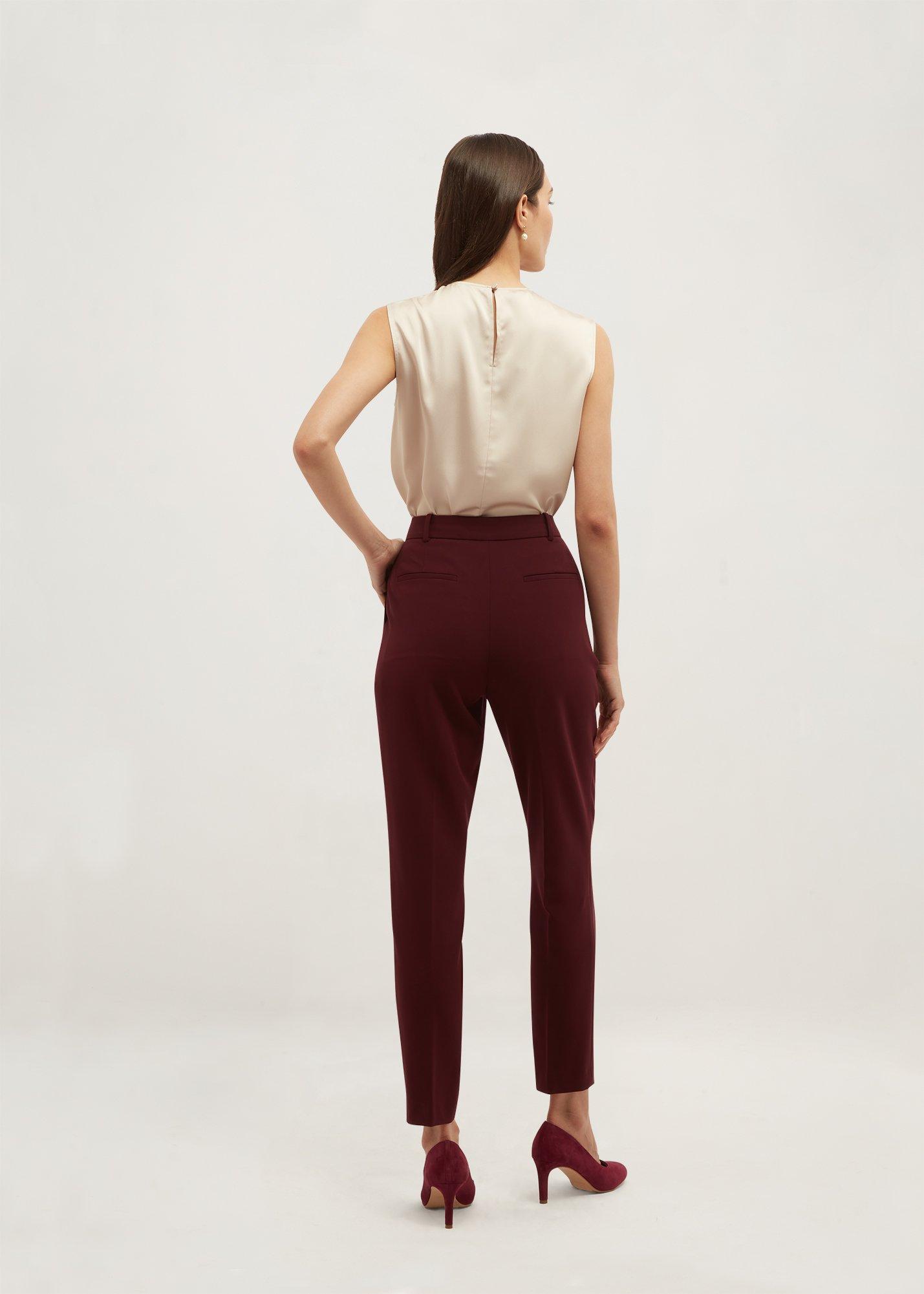 Petite Bree Trousers, Fig Purple, hi-res