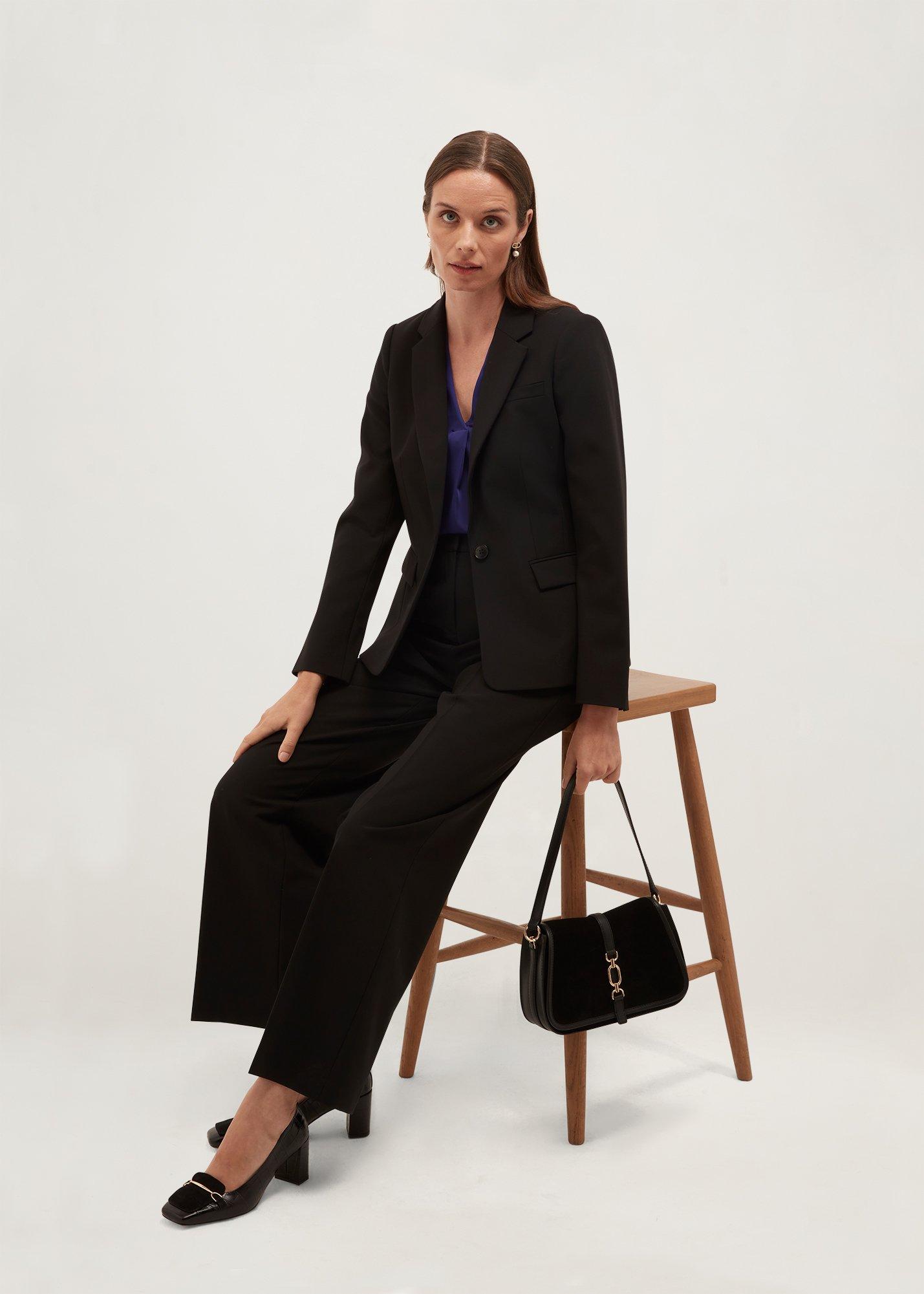 Nia Trousers, Black, hi-res