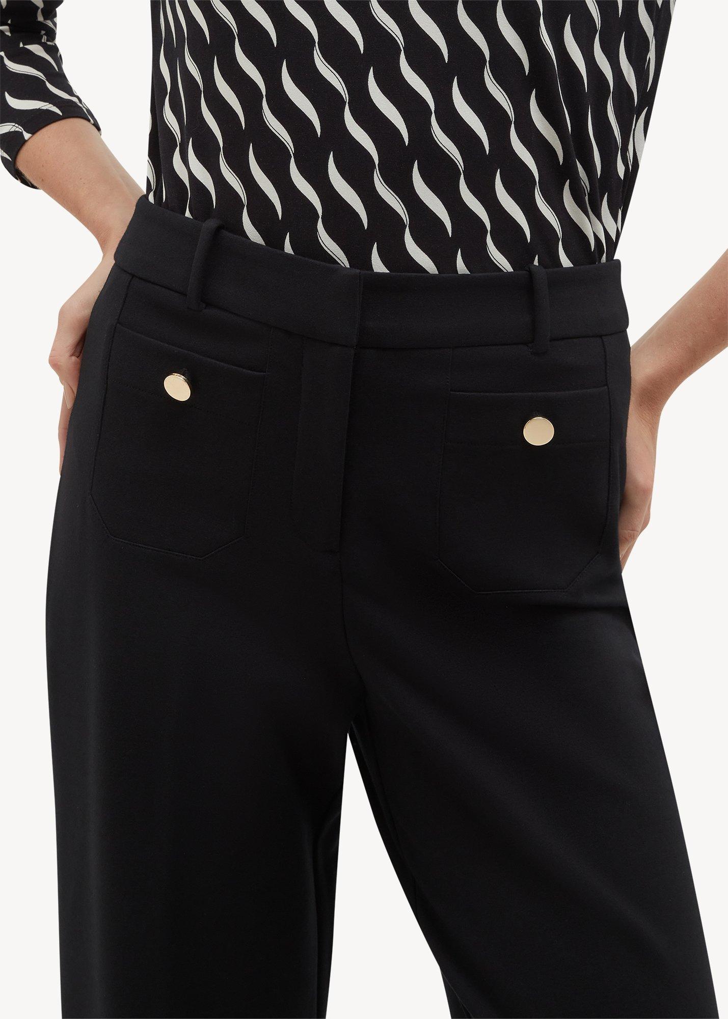 Clemence Ponte Pants, Navy, hi-res