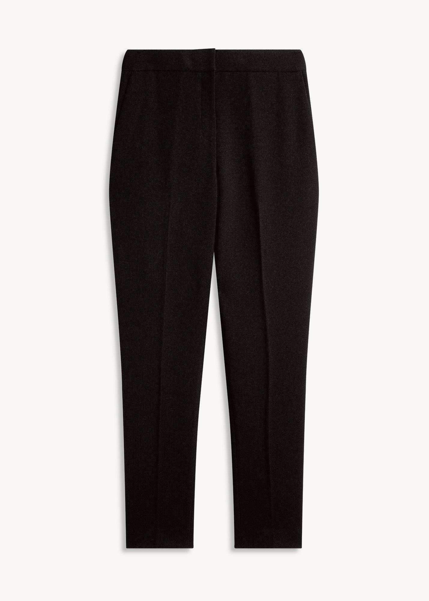 Petite Lea Pique Slim Trousers