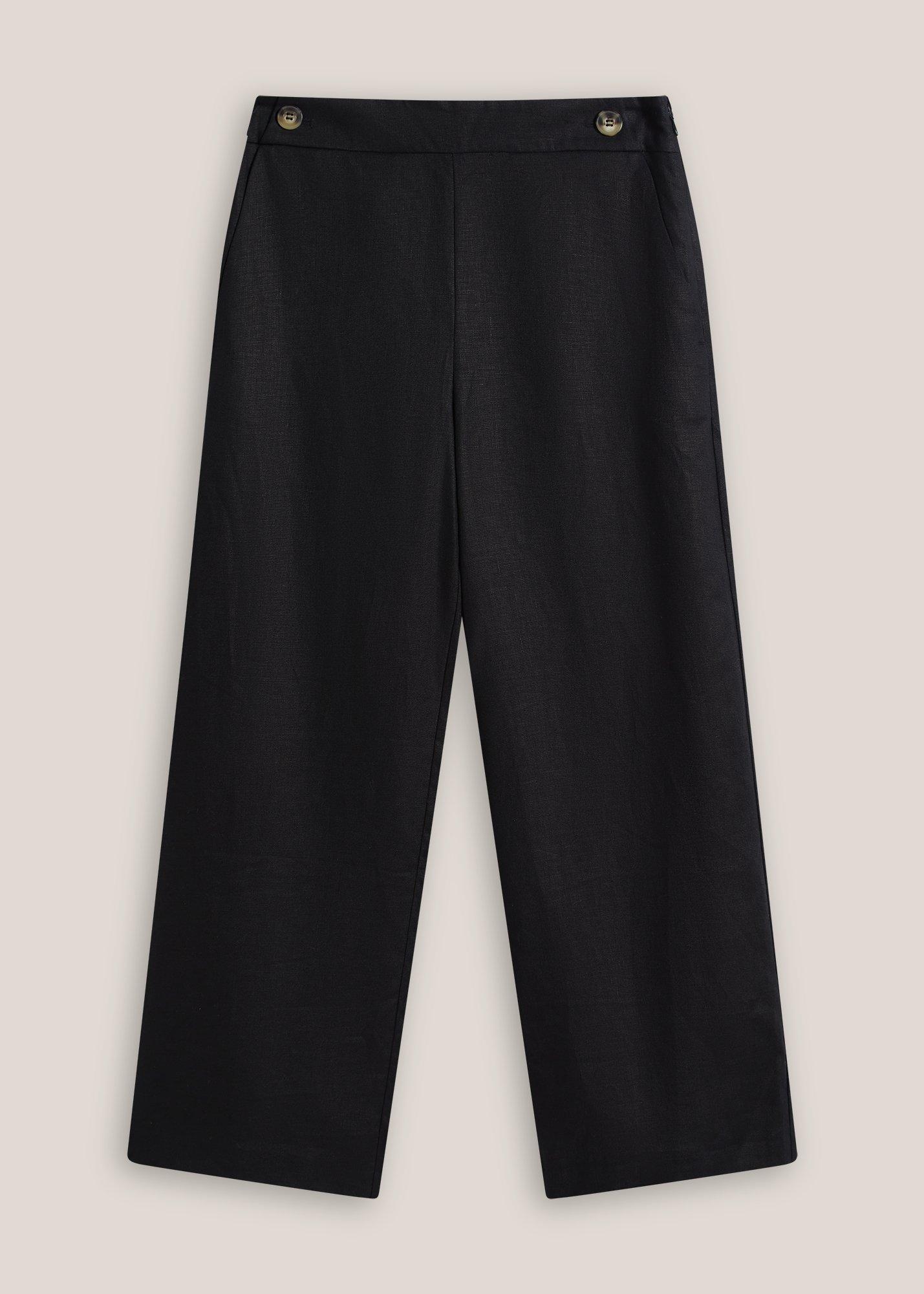 Josephine Linen Wide Leg Trousers