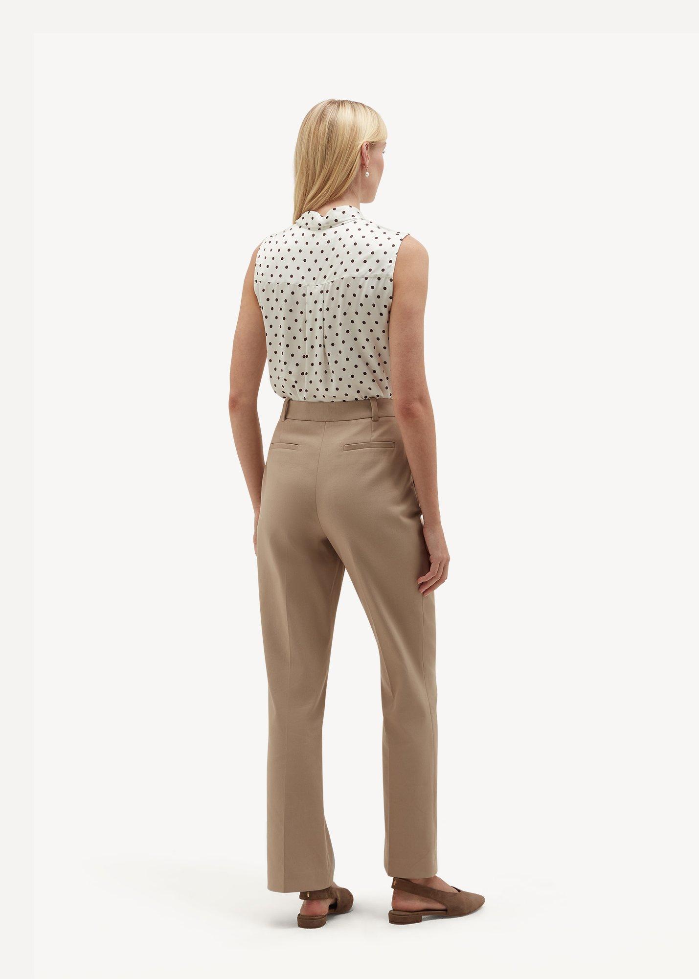 Luann Straight Leg Trousers, Latte Brown, hi-res