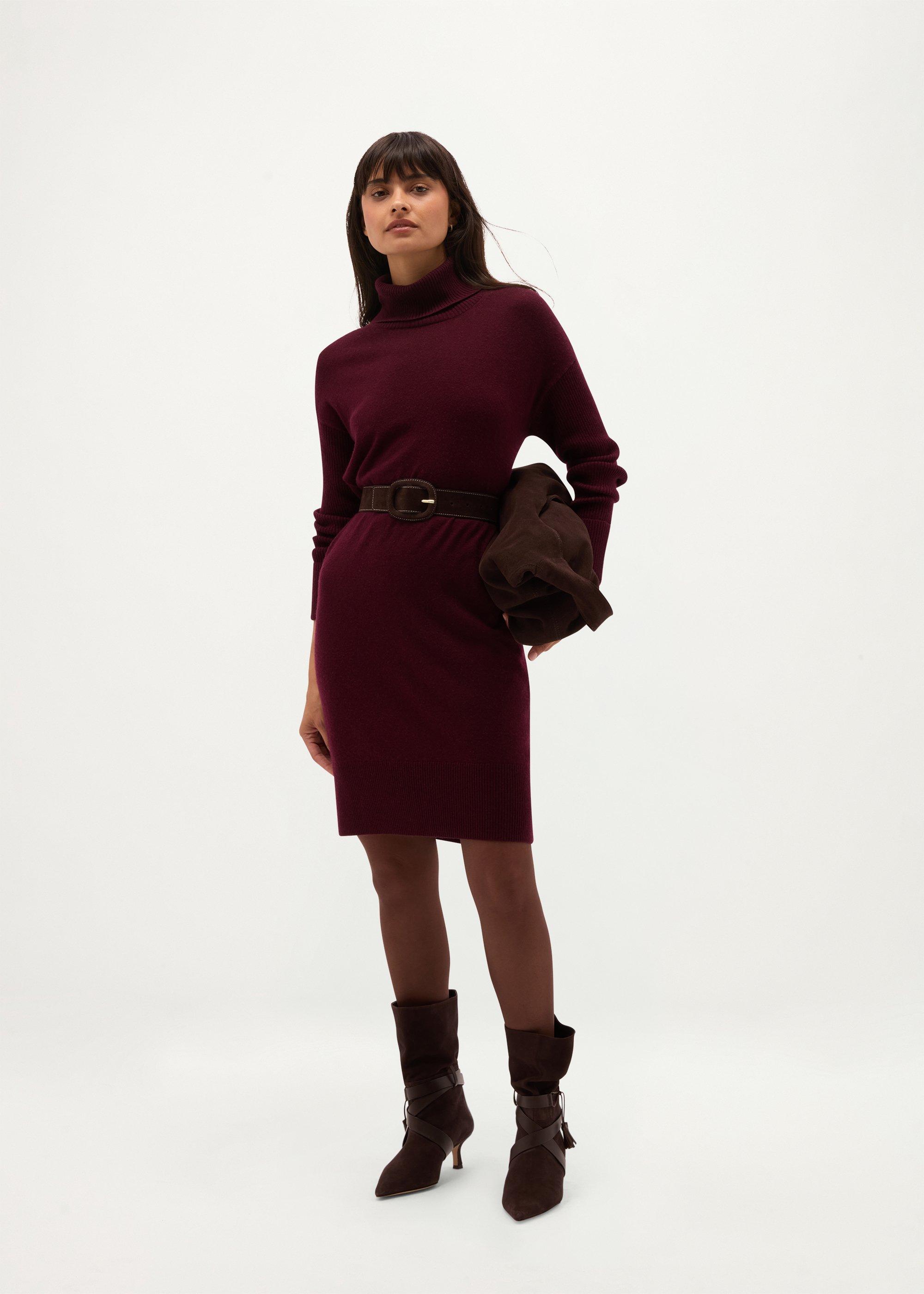 Ava Knitted Dress With Wool