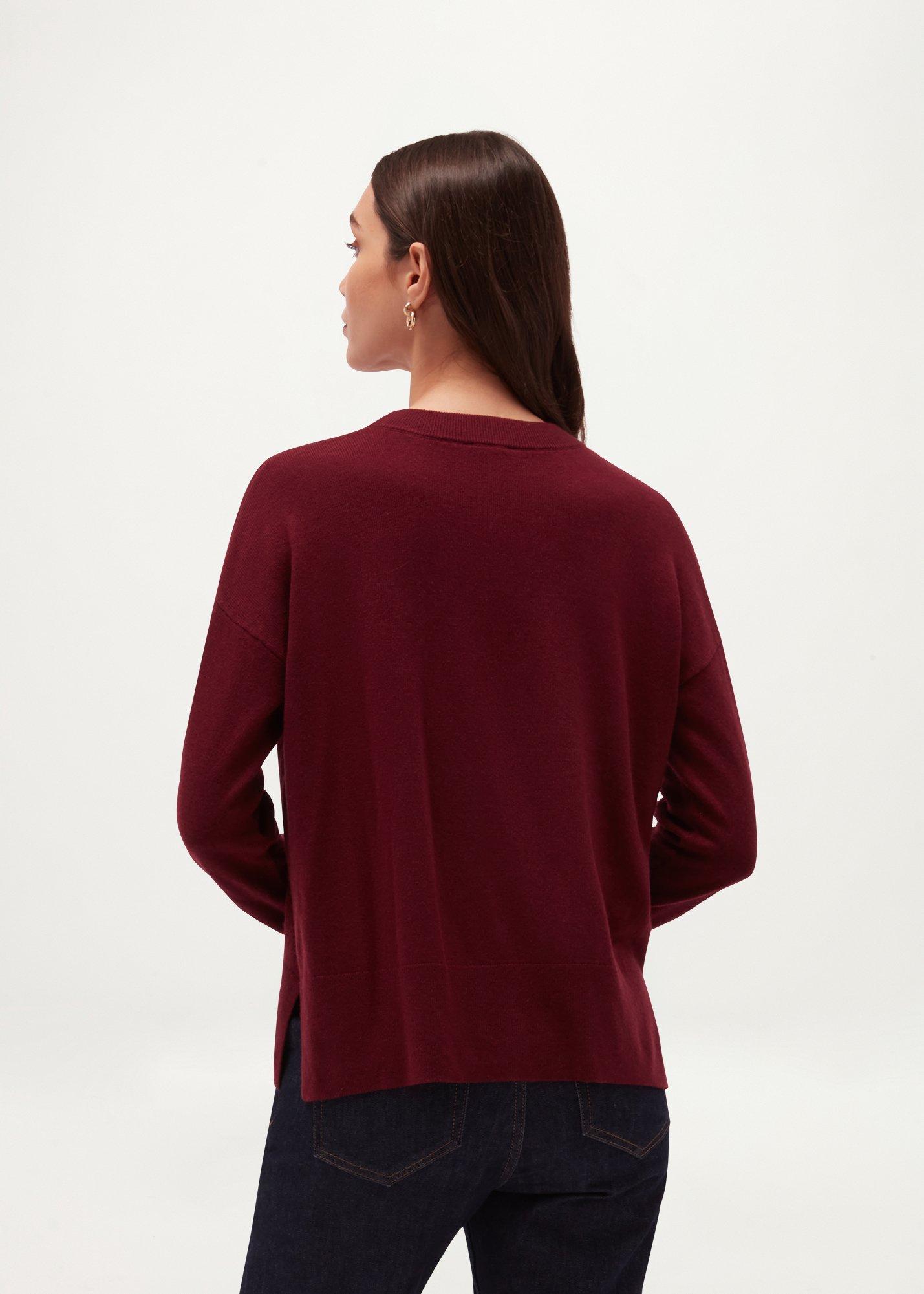 Arnelle Star Jumper, Warm Plum, hi-res