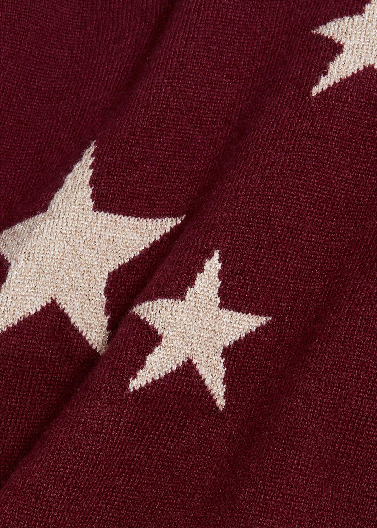 Arnelle Star Jumper, Warm Plum, hi-res