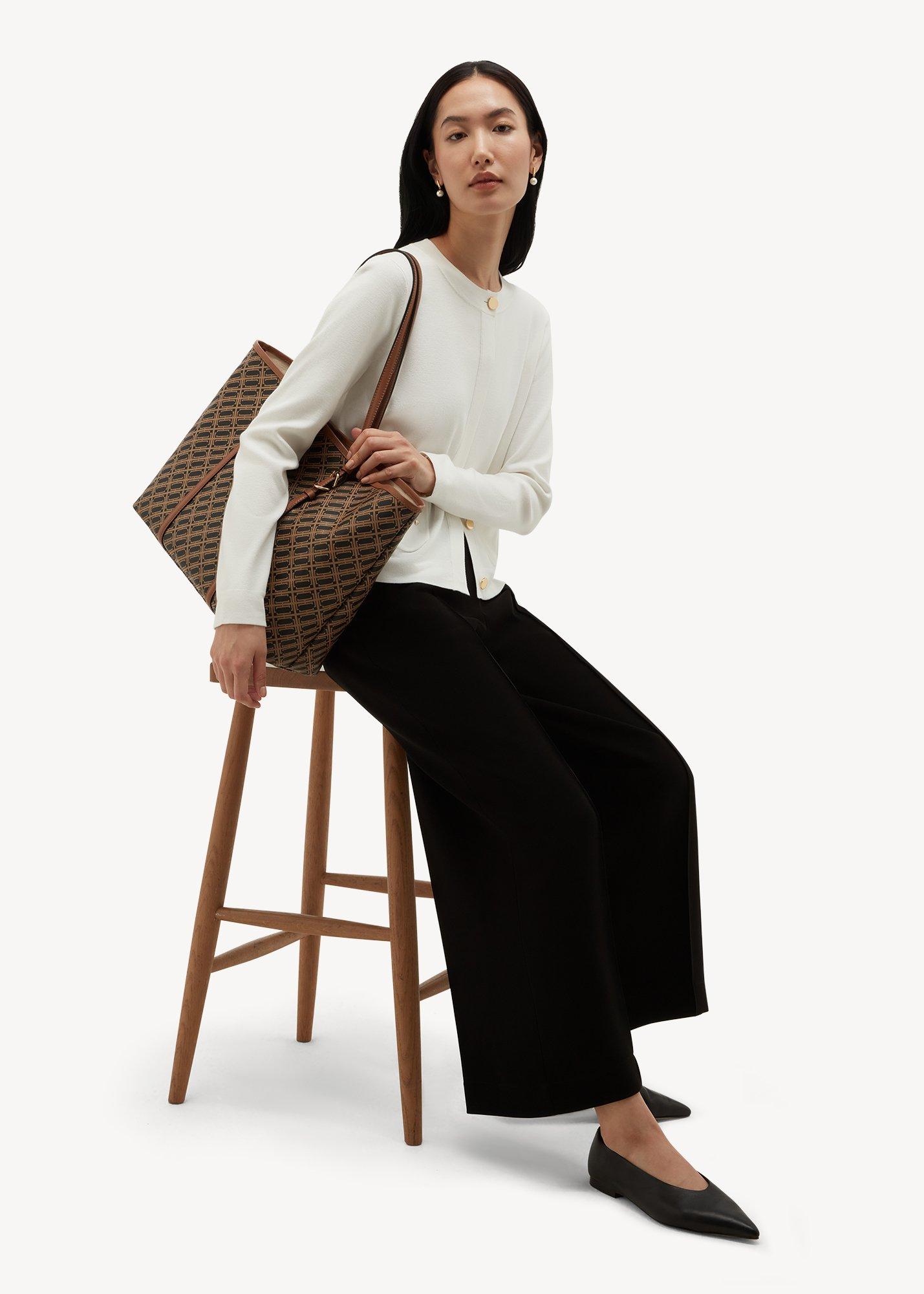 Thea Knitted Cardigan, Ivory, hi-res