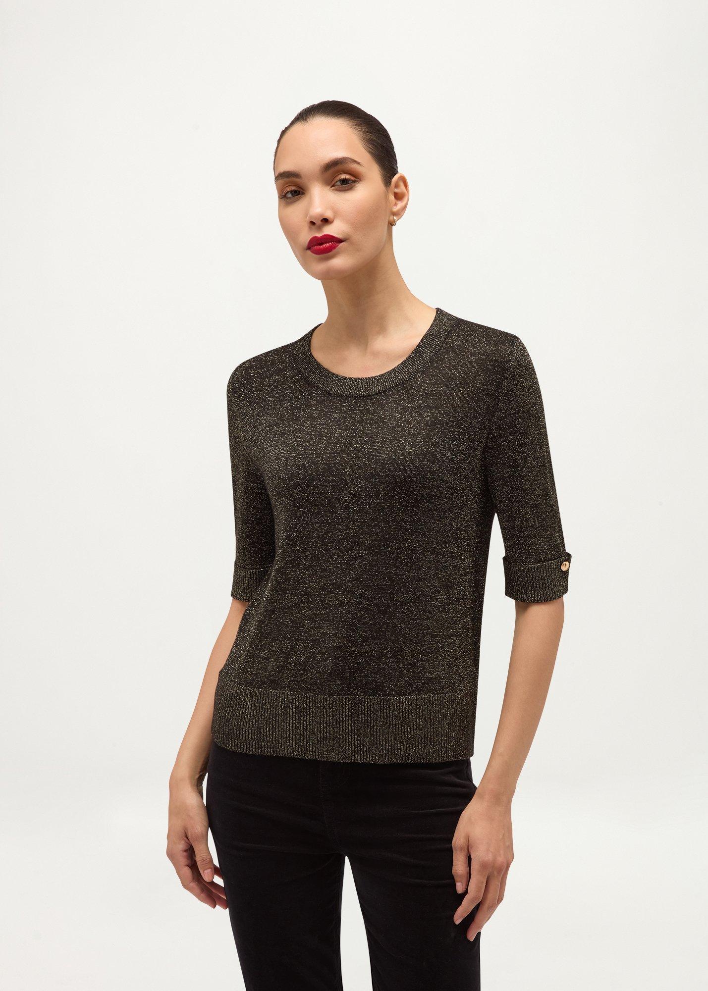 Leanne Sparkle Short Sleeve Jumper