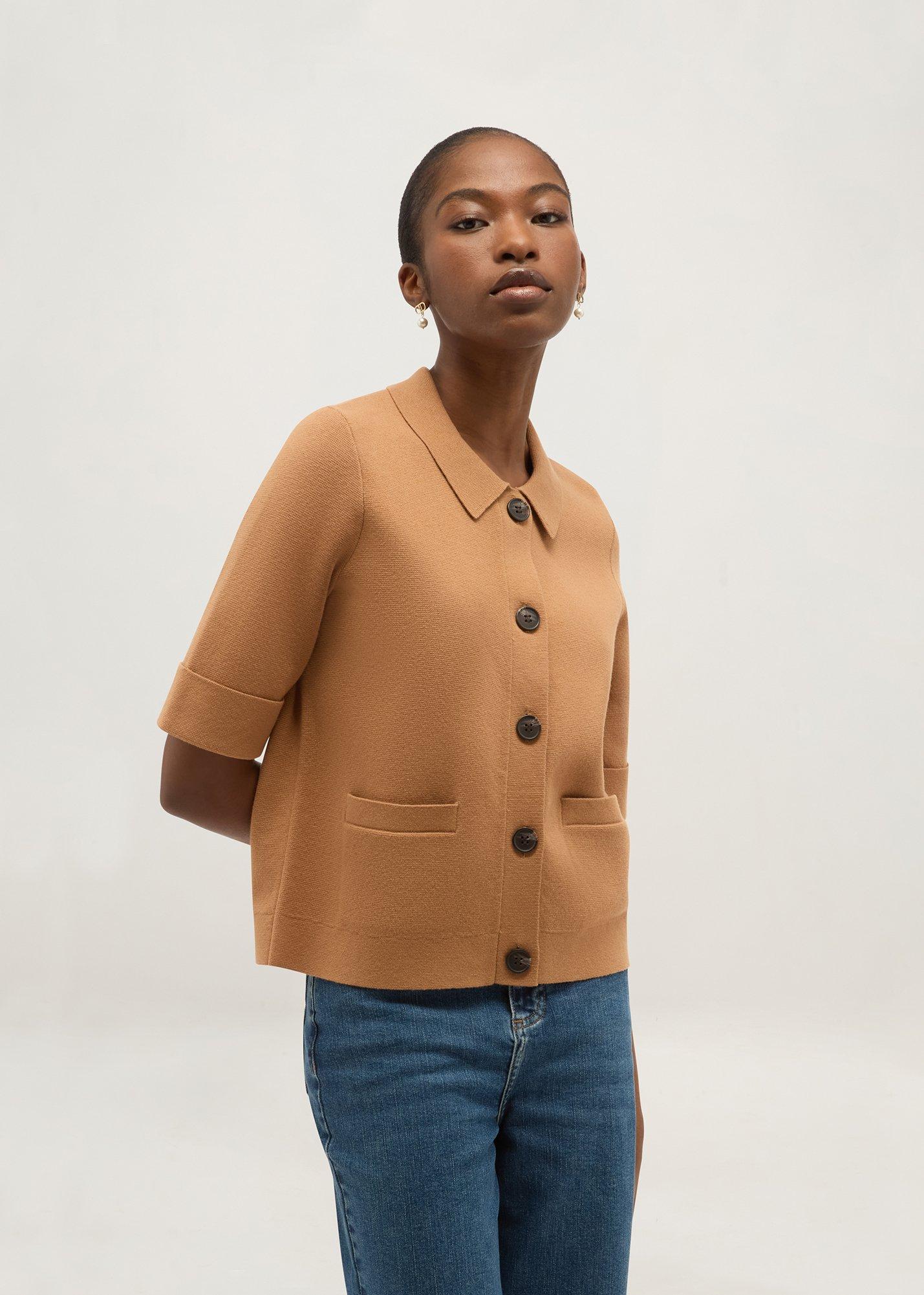 Elle Short Sleeve Knitted Jacket