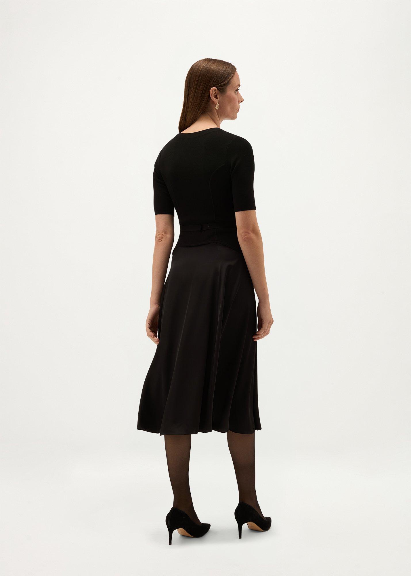 Nadia Knitted Dress, Black, hi-res