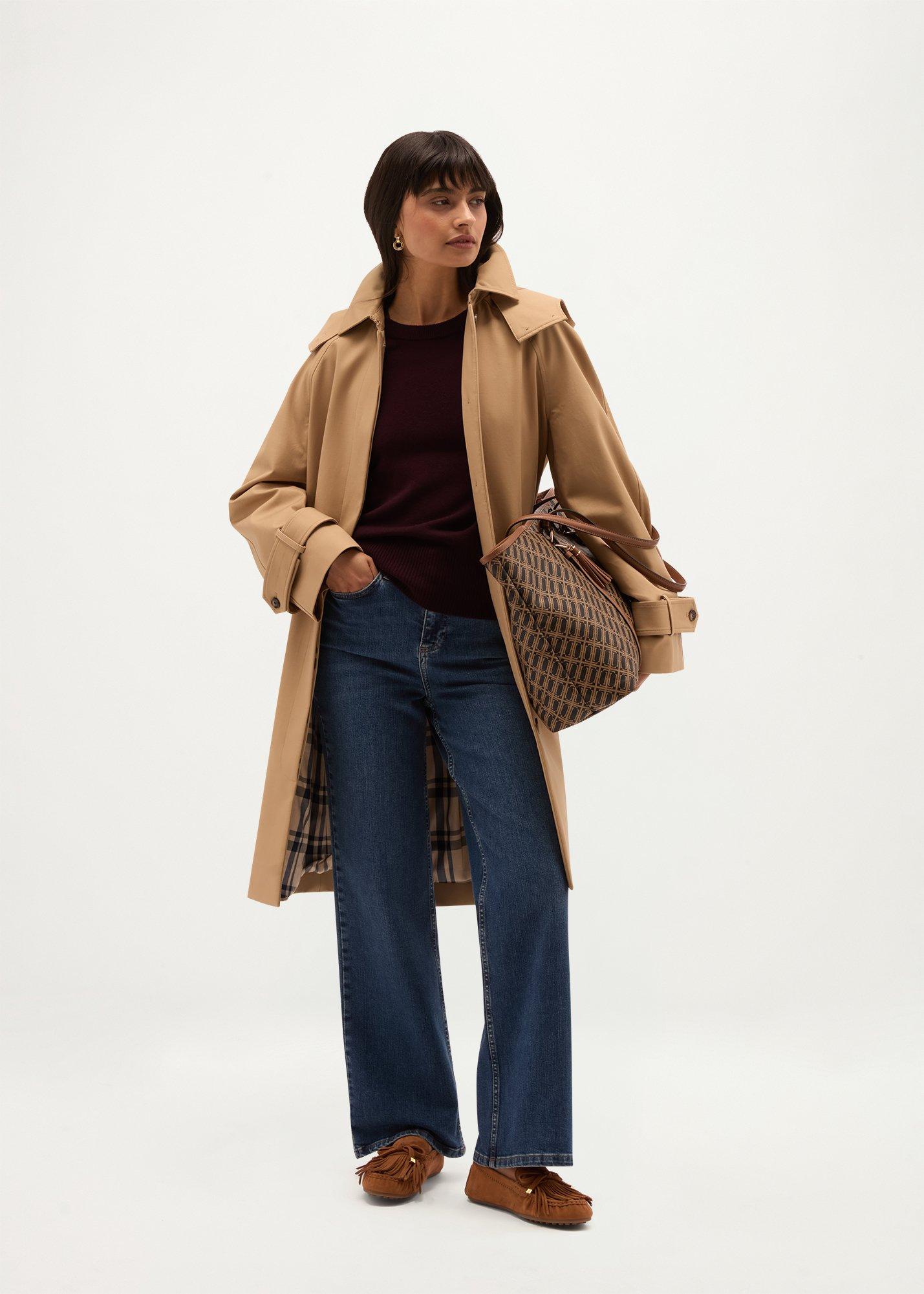 Amira Wool Cashmere Jumper, Malbec Purple, hi-res