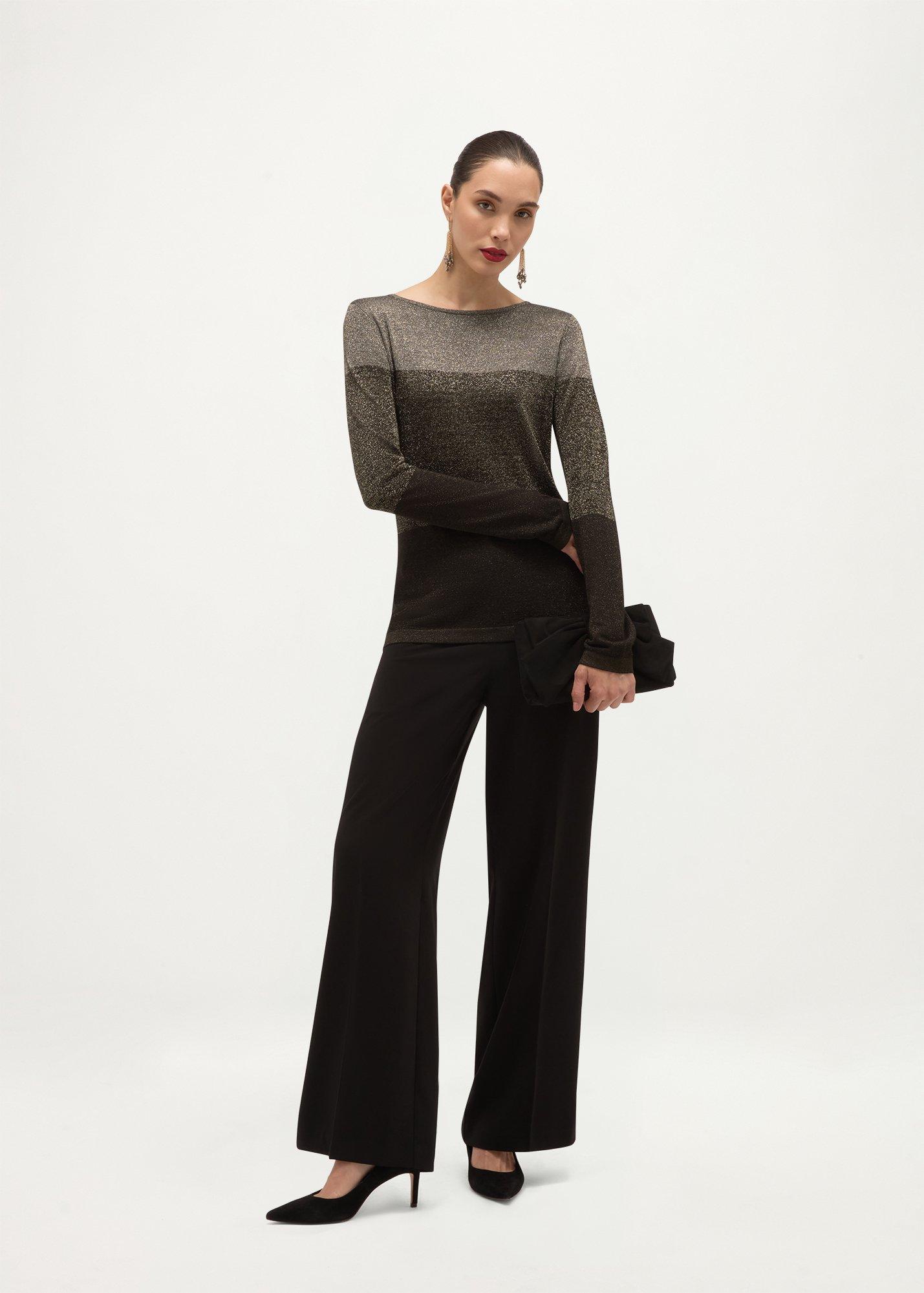 Alice Sparkle Jumper, Black Gold, hi-res