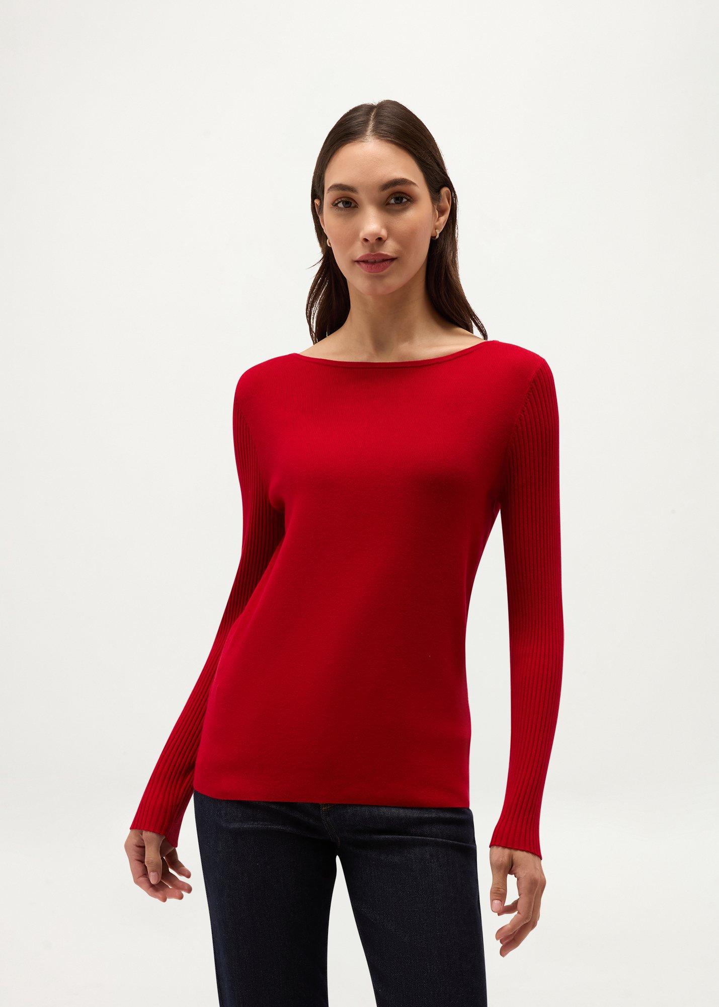 Anika Sweater, Hobbs Red, hi-res