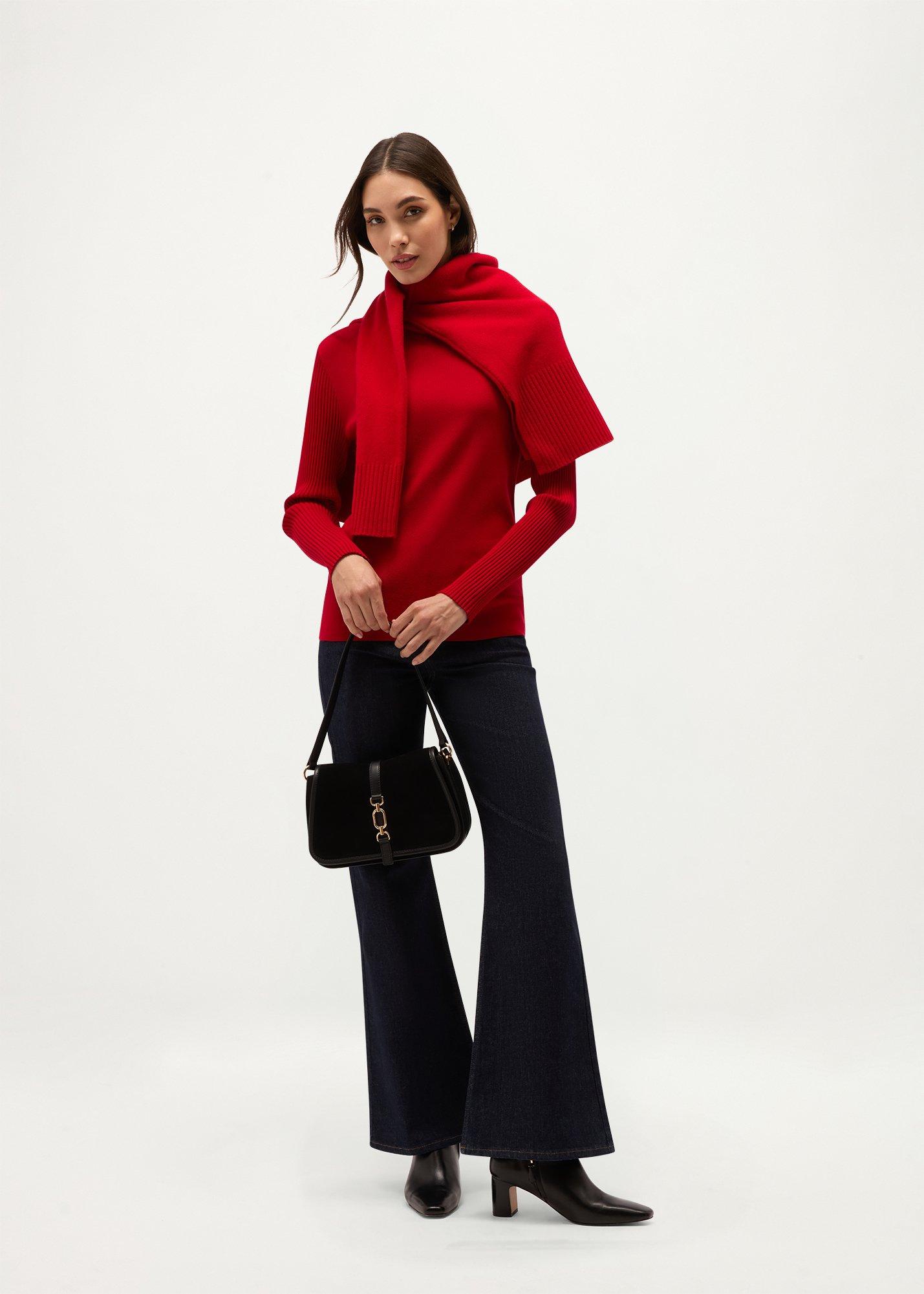 Anika Sweater, Hobbs Red, hi-res