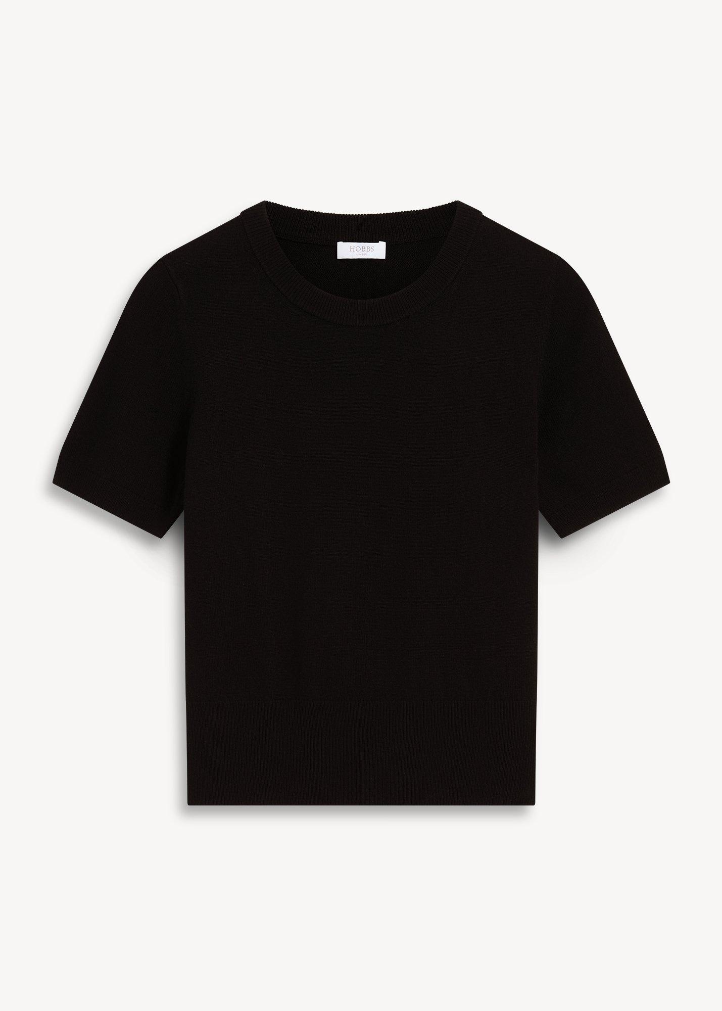 Kimmi Short Sleeve Wool Cashmere Jumper