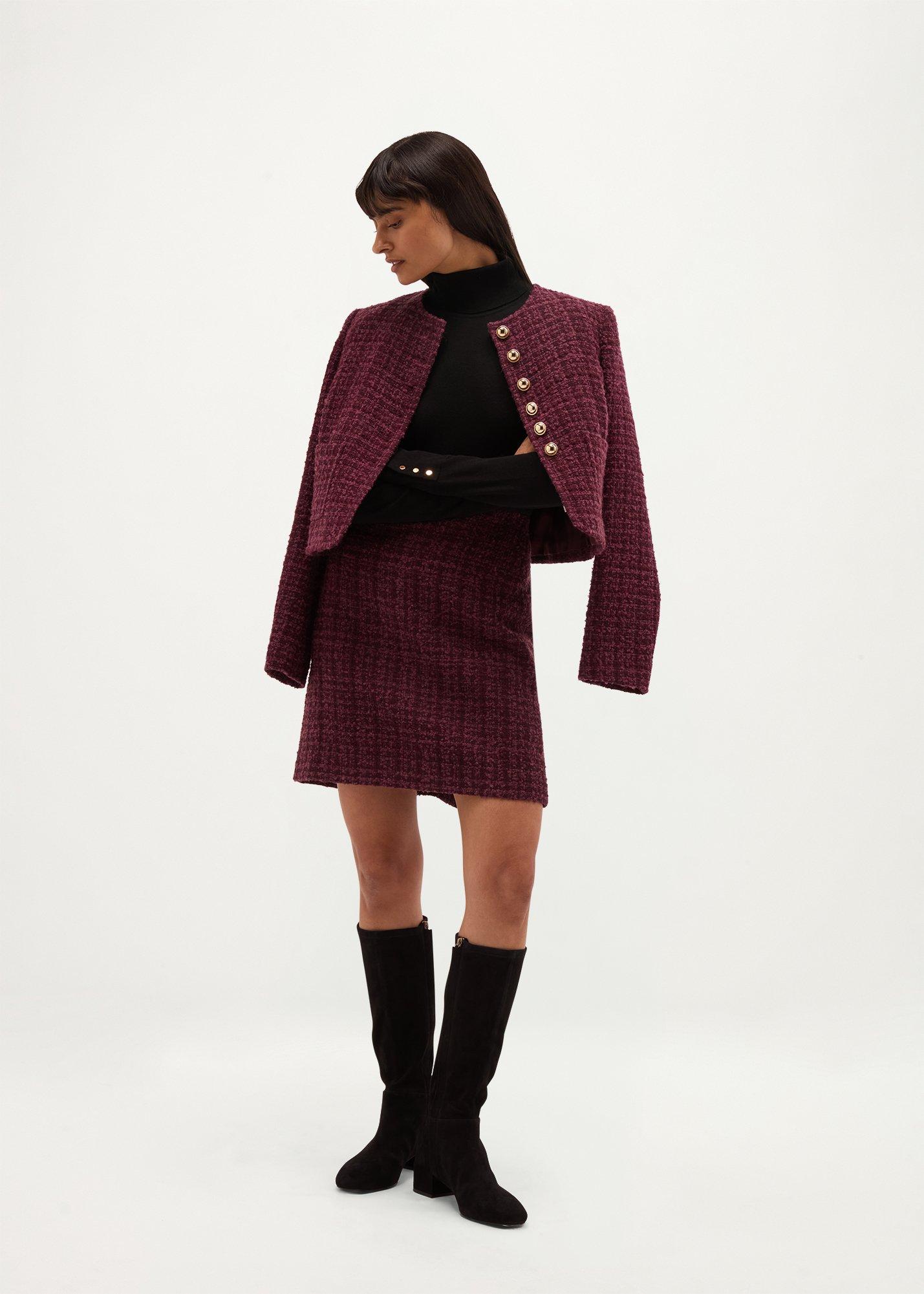 Lara Merino Rollneck Jumper, Black, hi-res