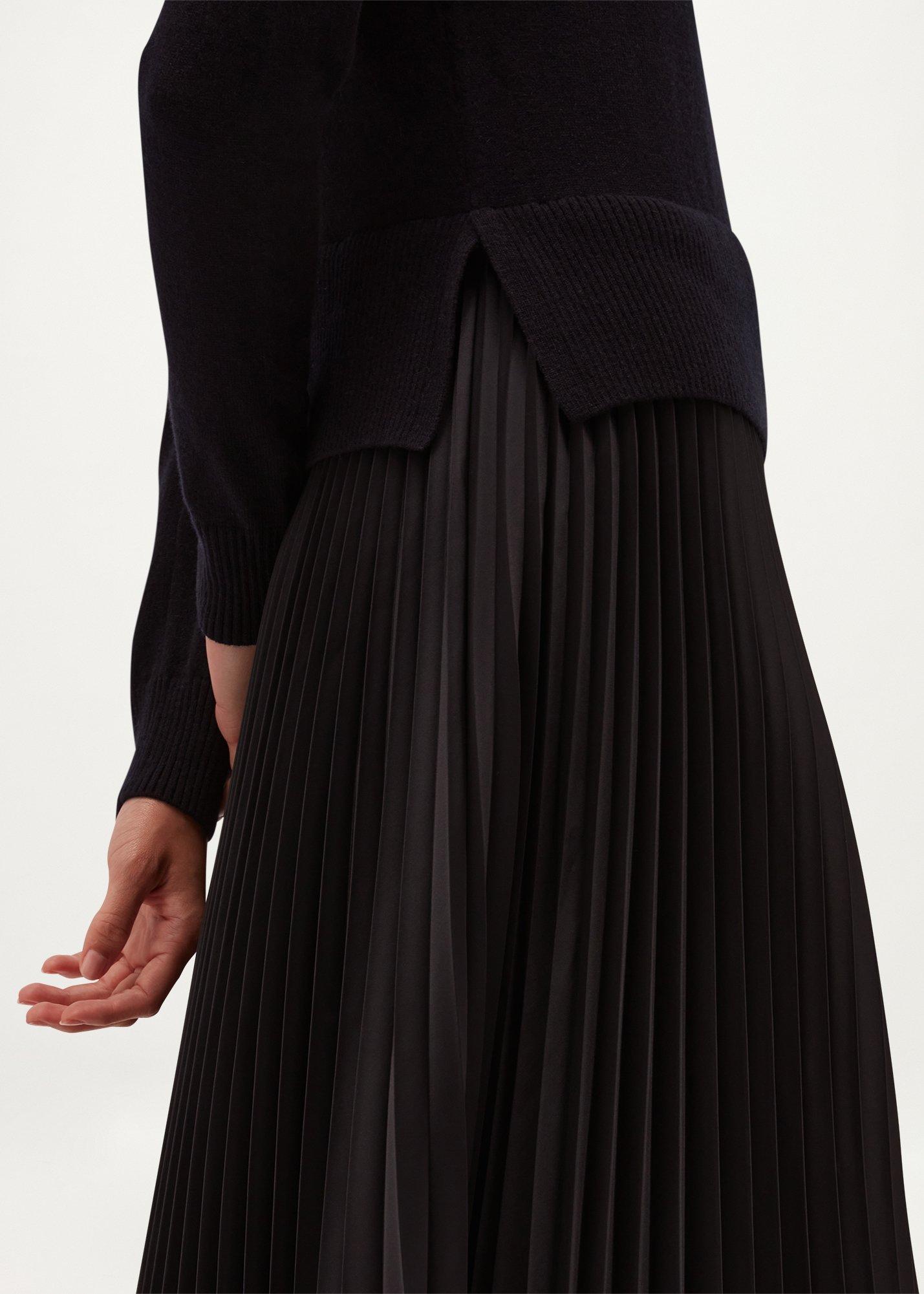 Sia Knitted Dress, Hobbs Navy, hi-res
