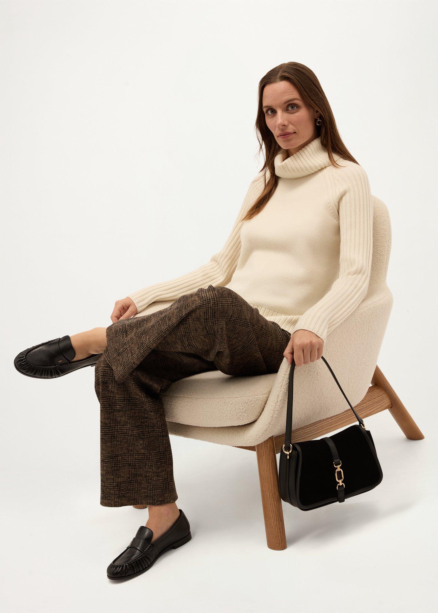 Oakley Wool Cashmere Rollneck Sweater, Warm Ivory, hi-res