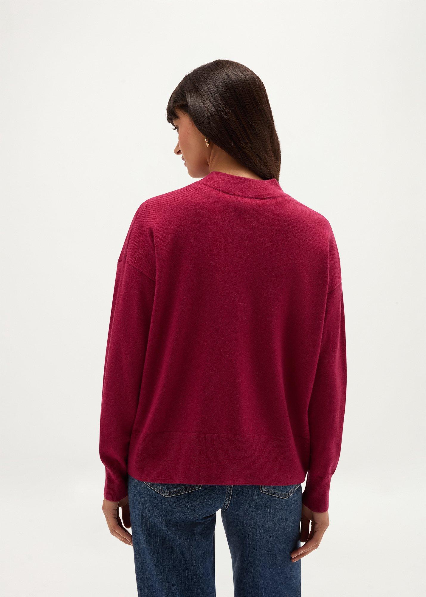 Lettie Jumper With Wool, Claret Pink, hi-res